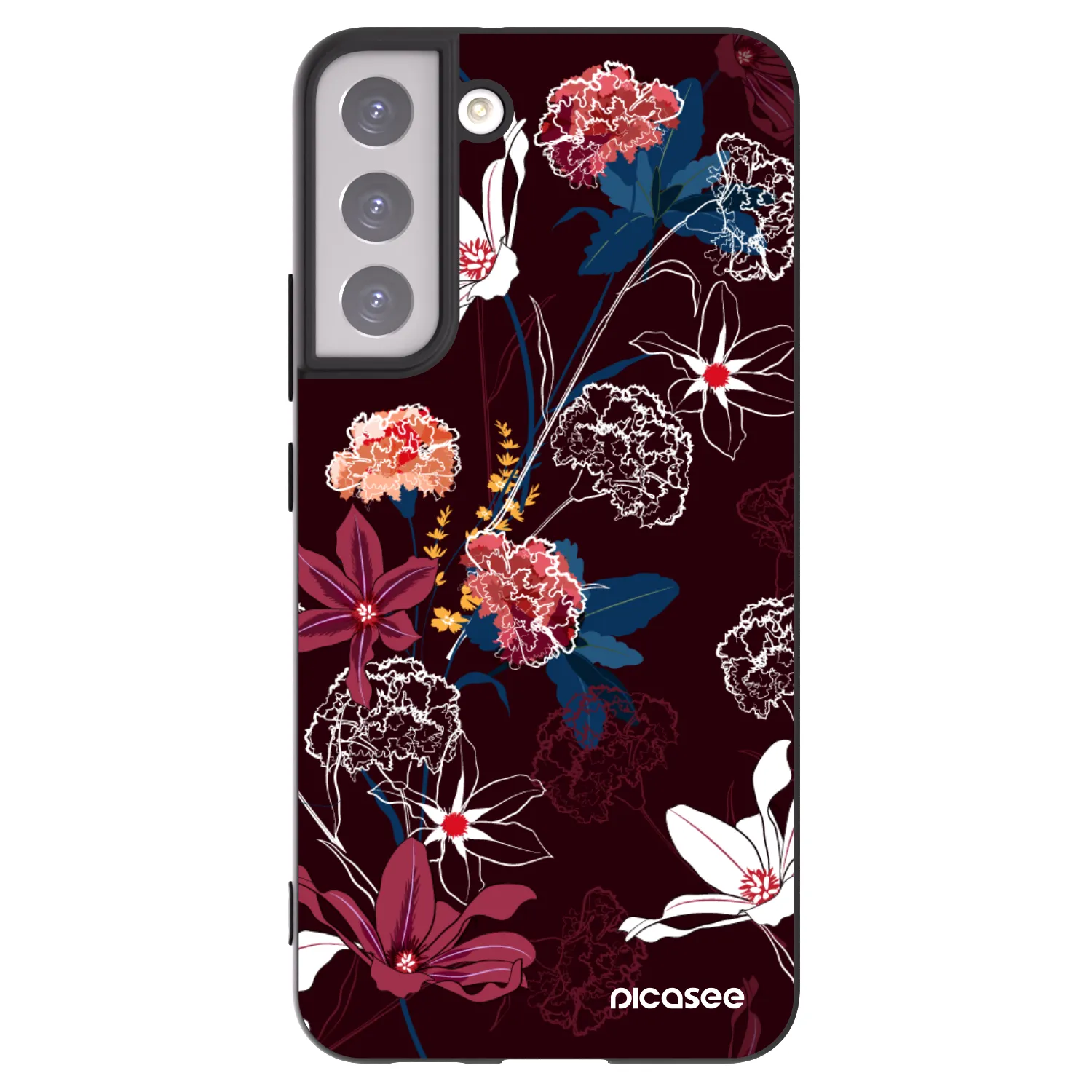 Picasee silikonski črni ovitek za Samsung Galaxy S22+ 5G - Dark Meadow