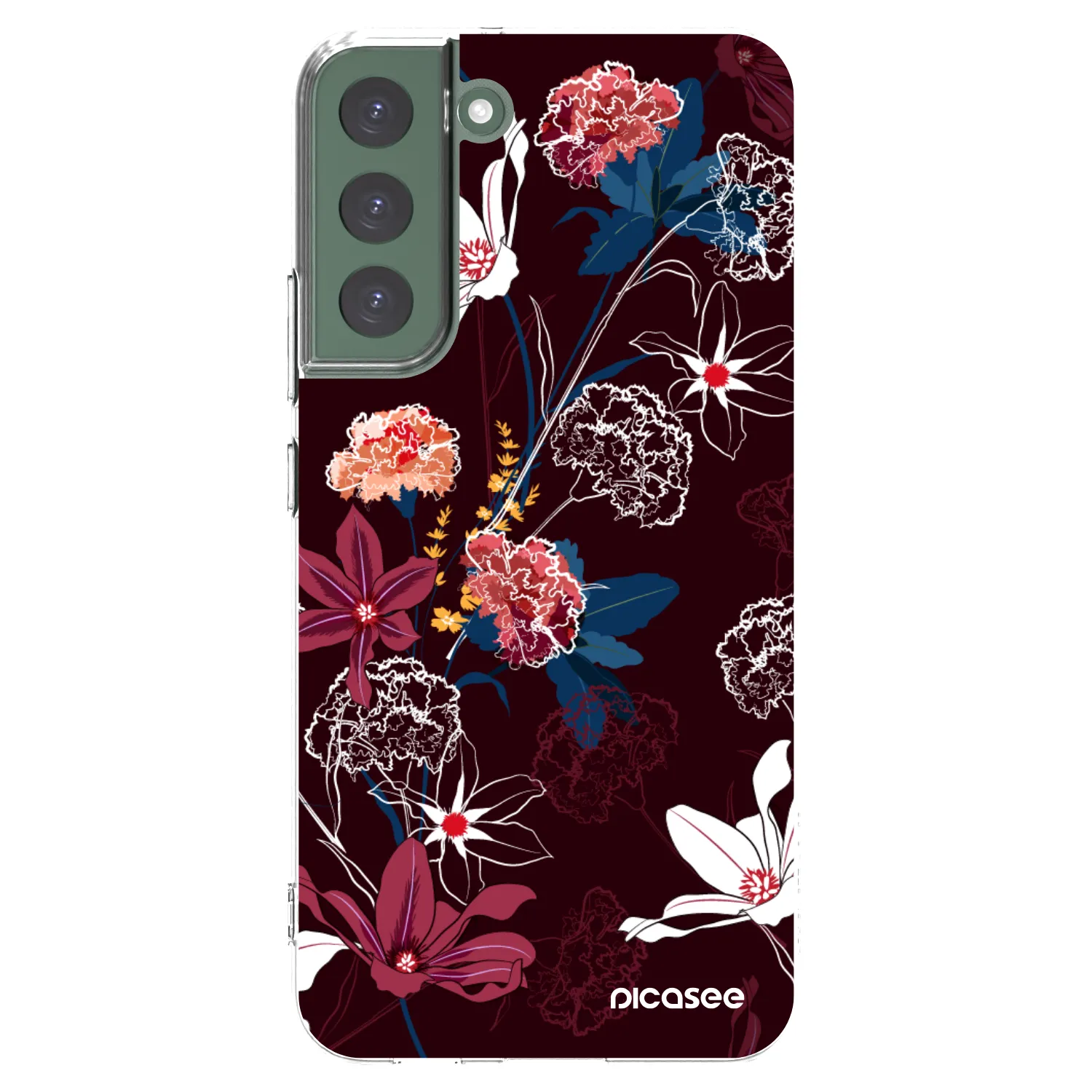 Picasee silikonski prozorni ovitek za Samsung Galaxy S22+ 5G - Dark Meadow