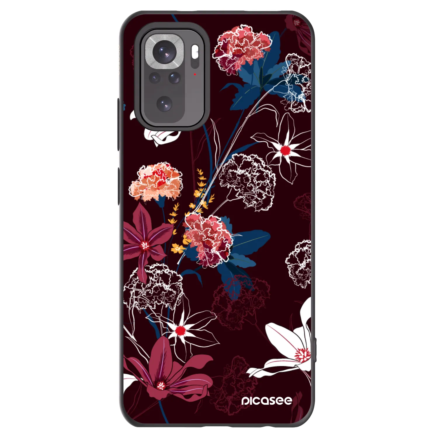 Picasee silikonski črni ovitek za Xiaomi Redmi Note 11S 4G - Dark Meadow