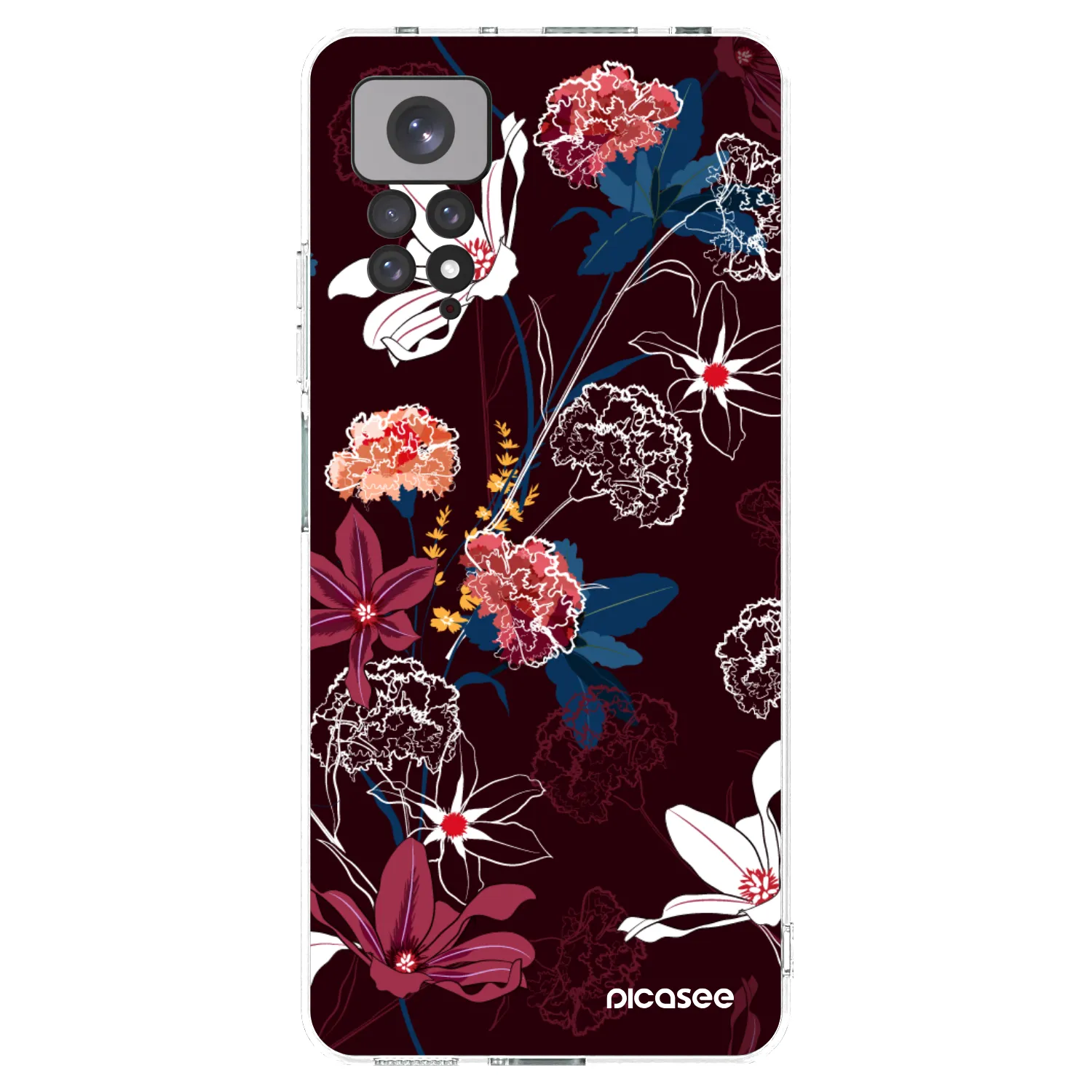Picasee silikonski prozorni ovitek za Xiaomi Redmi Note 11S 4G - Dark Meadow