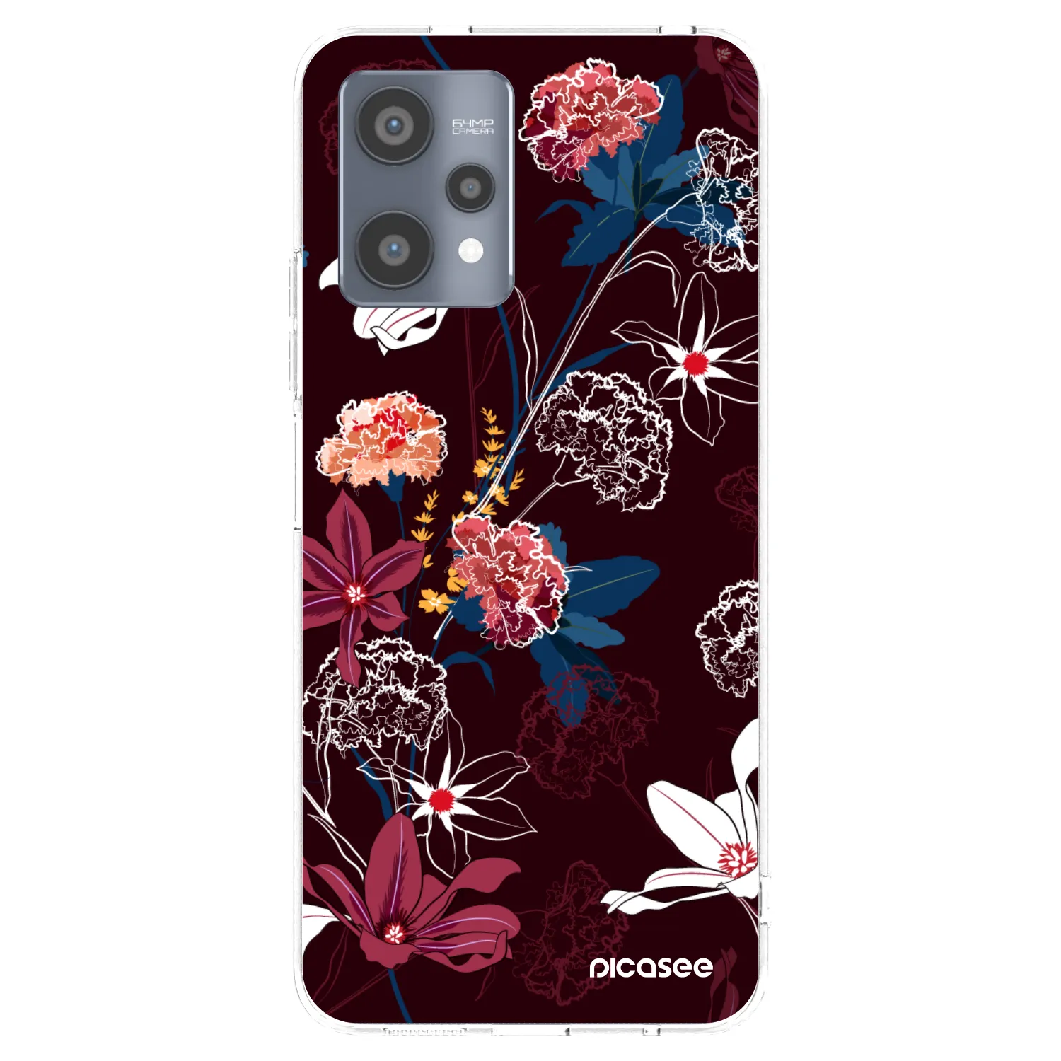 Picasee silikonski prozorni ovitek za Realme 9 Pro 5G - Dark Meadow