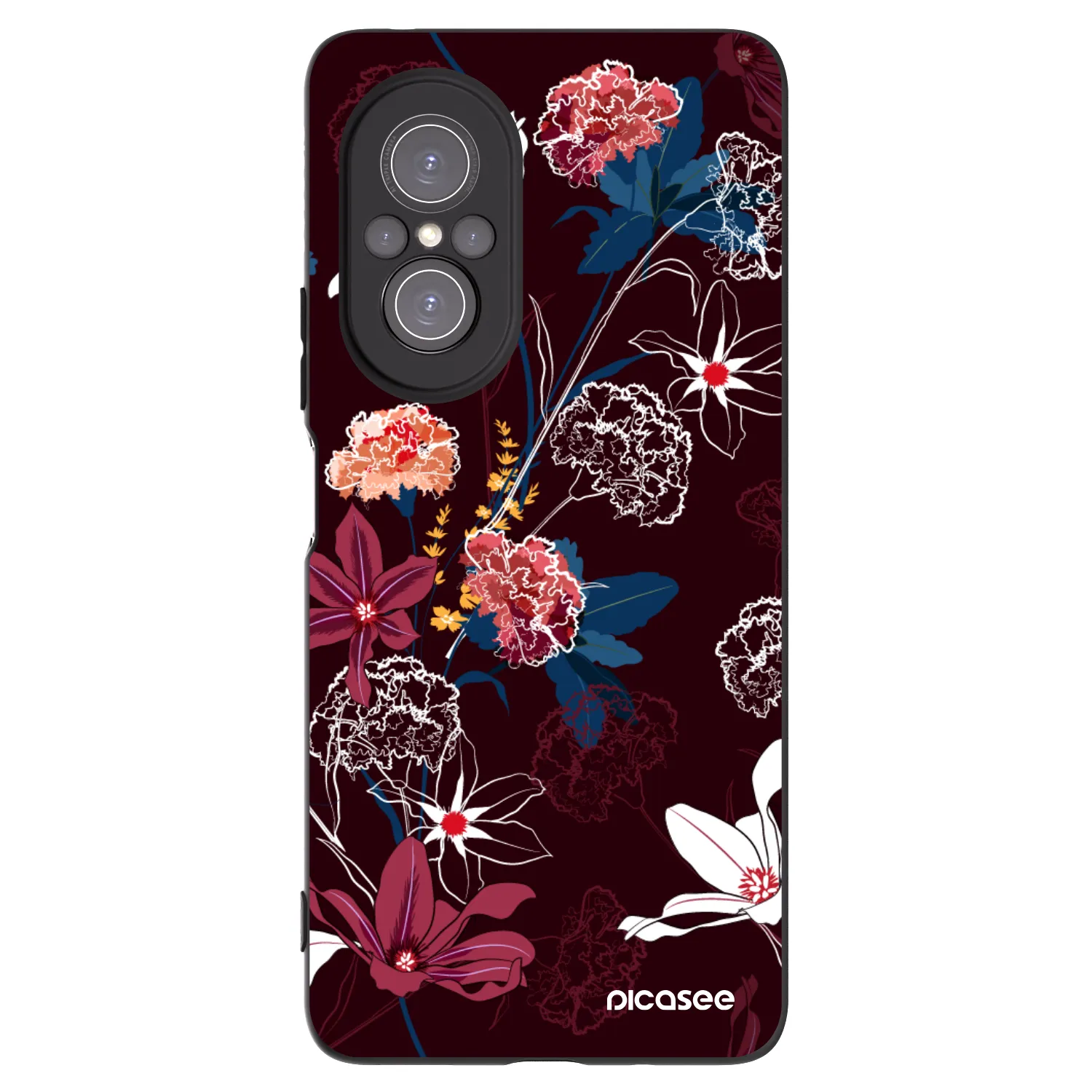 Picasee silikonski črni ovitek za Huawei Nova 9 SE - Dark Meadow