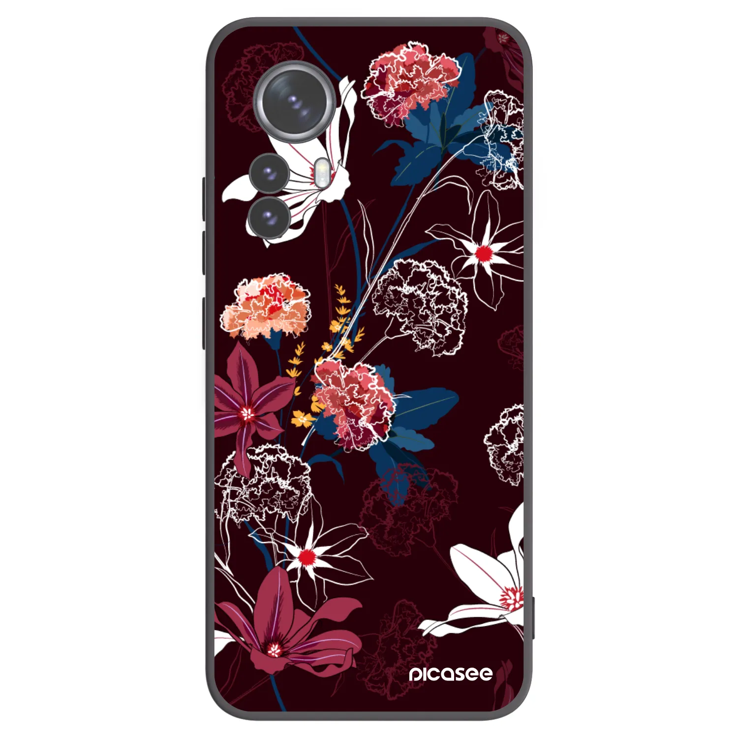 Picasee silikonski črni ovitek za Xiaomi 12 Pro - Dark Meadow
