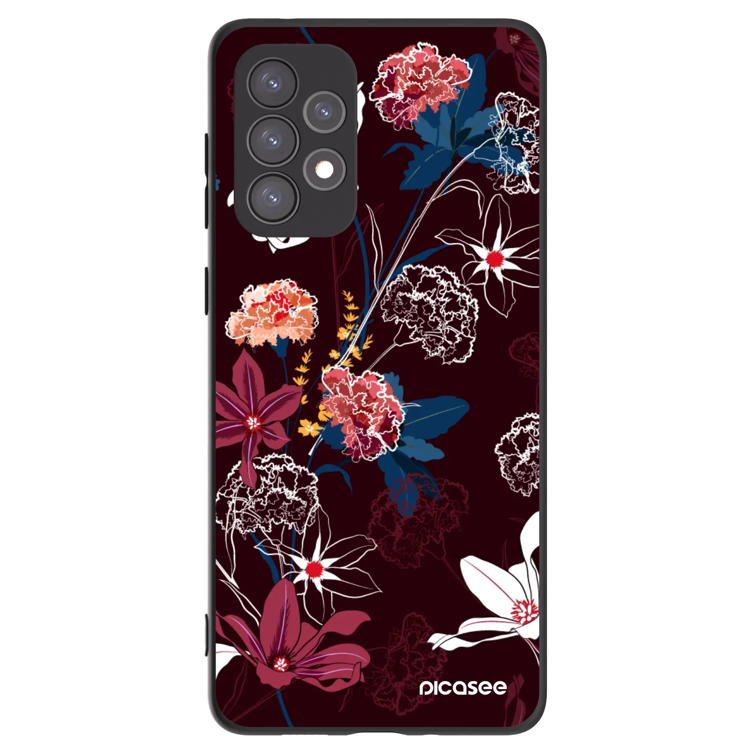 Picasee silikonski črni ovitek za Samsung Galaxy A73 5G - Dark Meadow