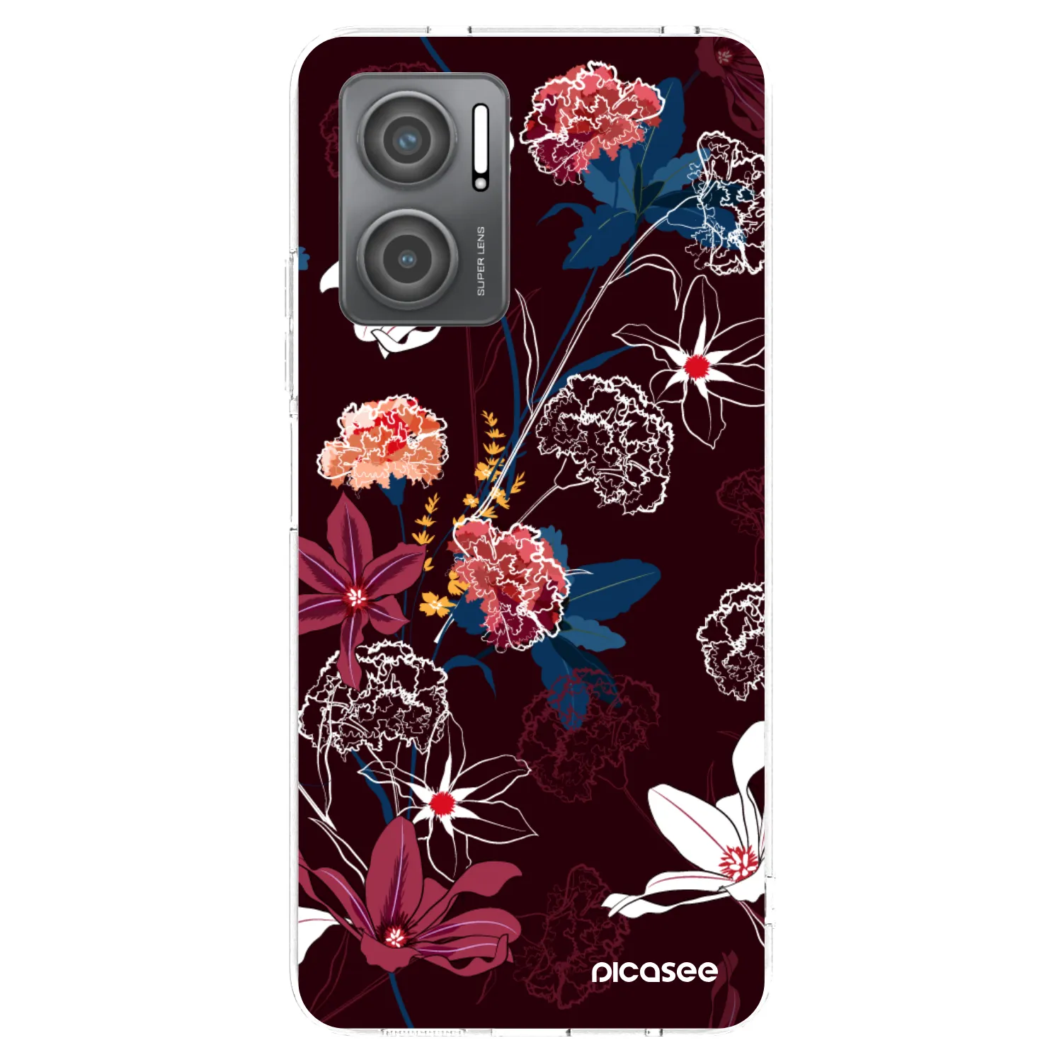 Picasee silikonski prozorni ovitek za Xiaomi Redmi 10 5G - Dark Meadow