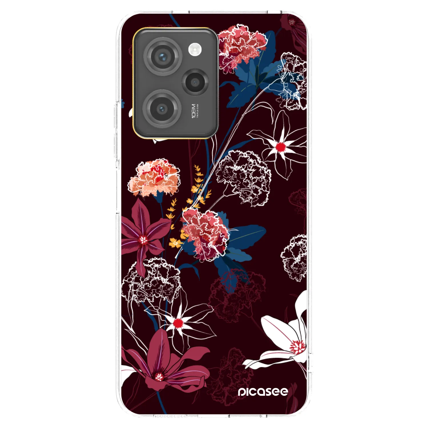 Picasee silikonski prozorni ovitek za Xiaomi Poco X5 Pro - Dark Meadow