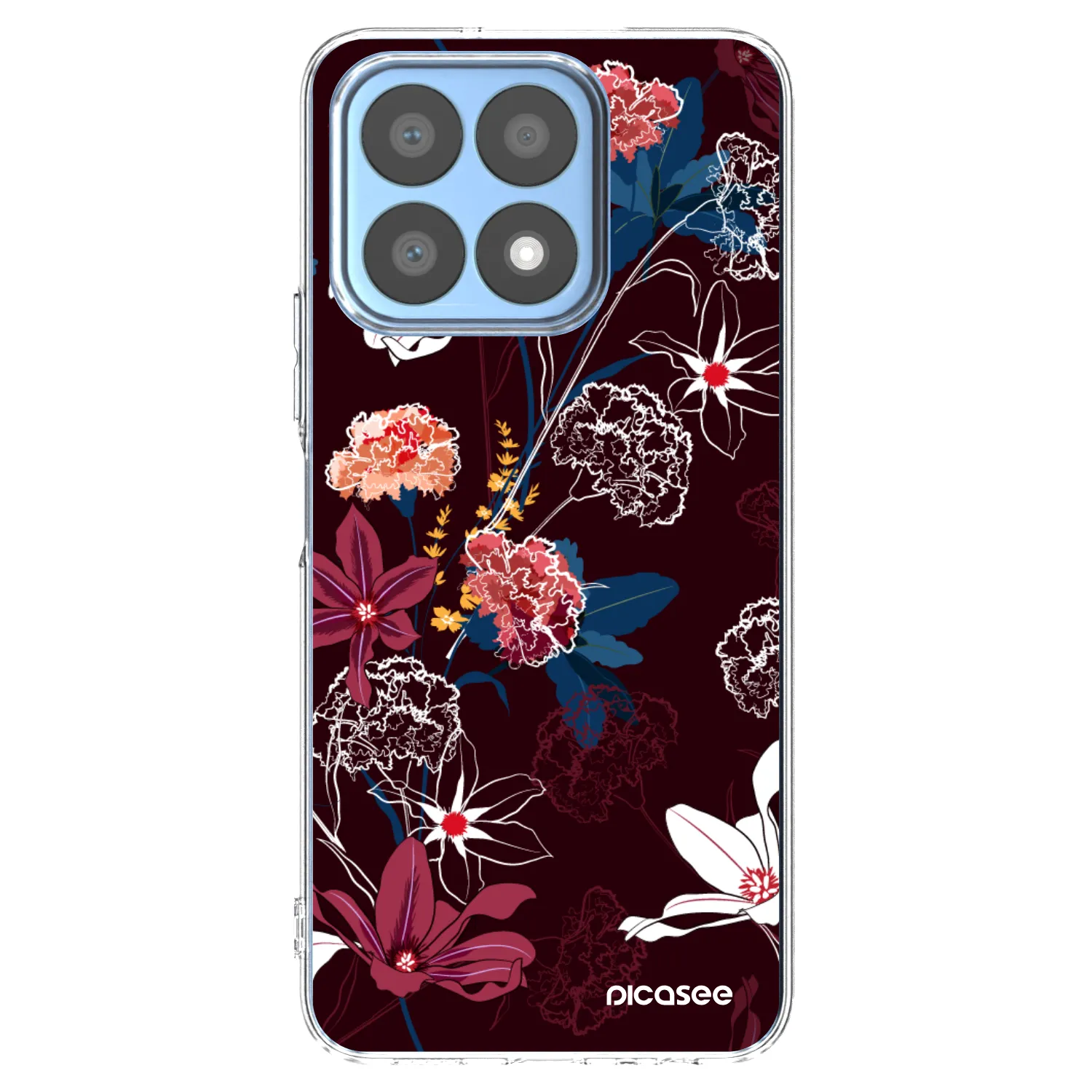 Picasee silikonski prozorni ovitek za Honor X8a - Dark Meadow