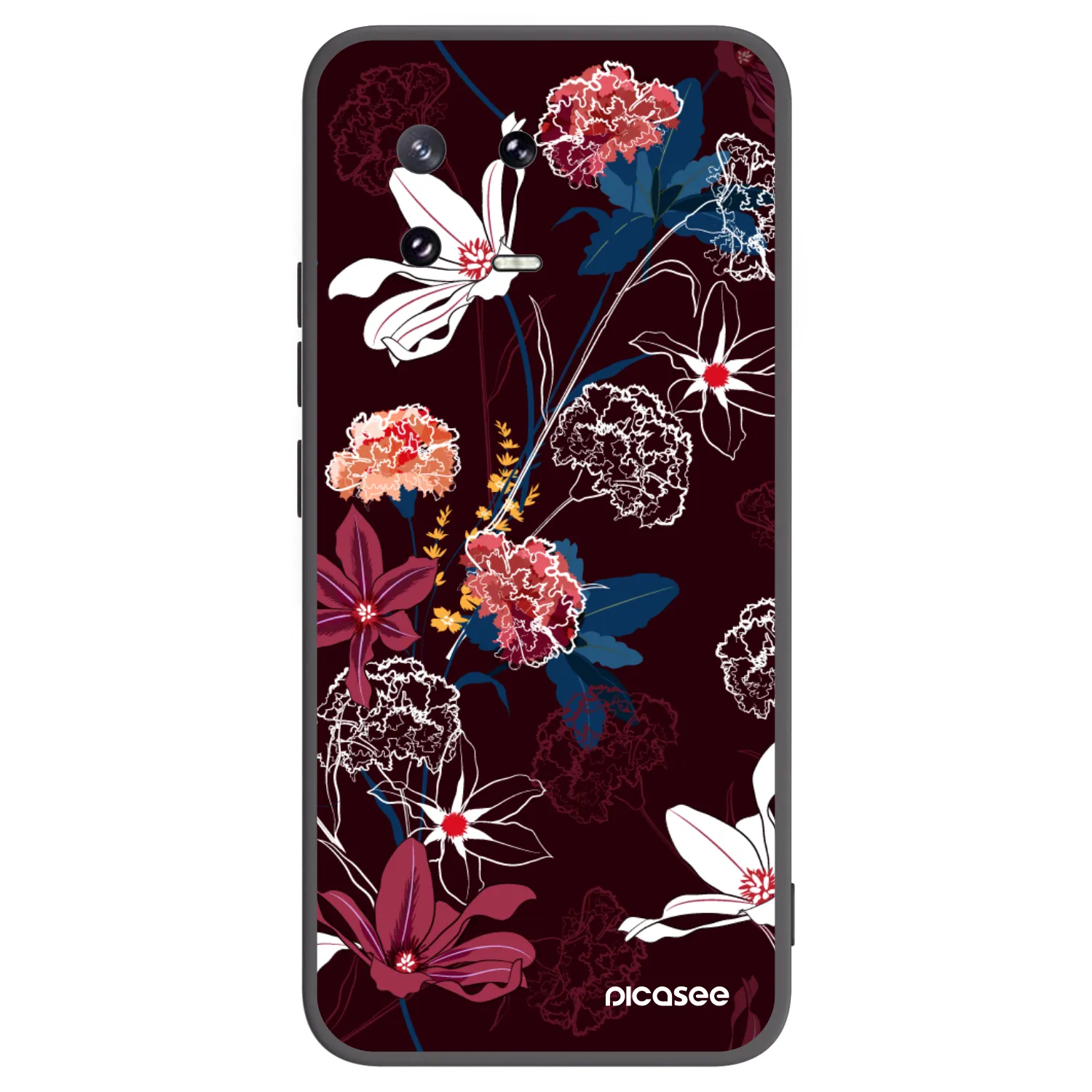 Picasee silikonski črni ovitek za Xiaomi 13 Pro - Dark Meadow