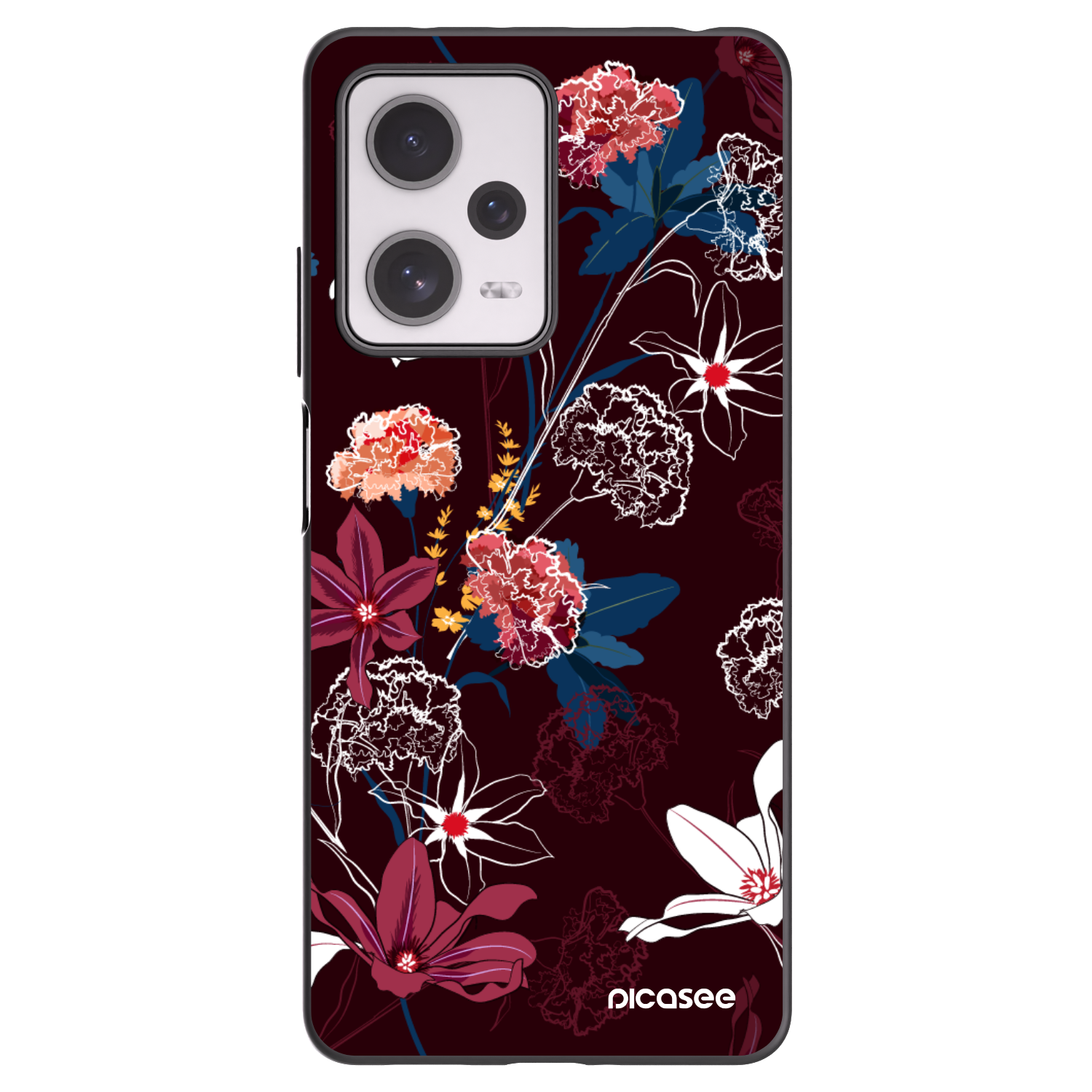 Picasee silikonski črni ovitek za Xiaomi Redmi Note 12 Pro+ 5G - Dark Meadow
