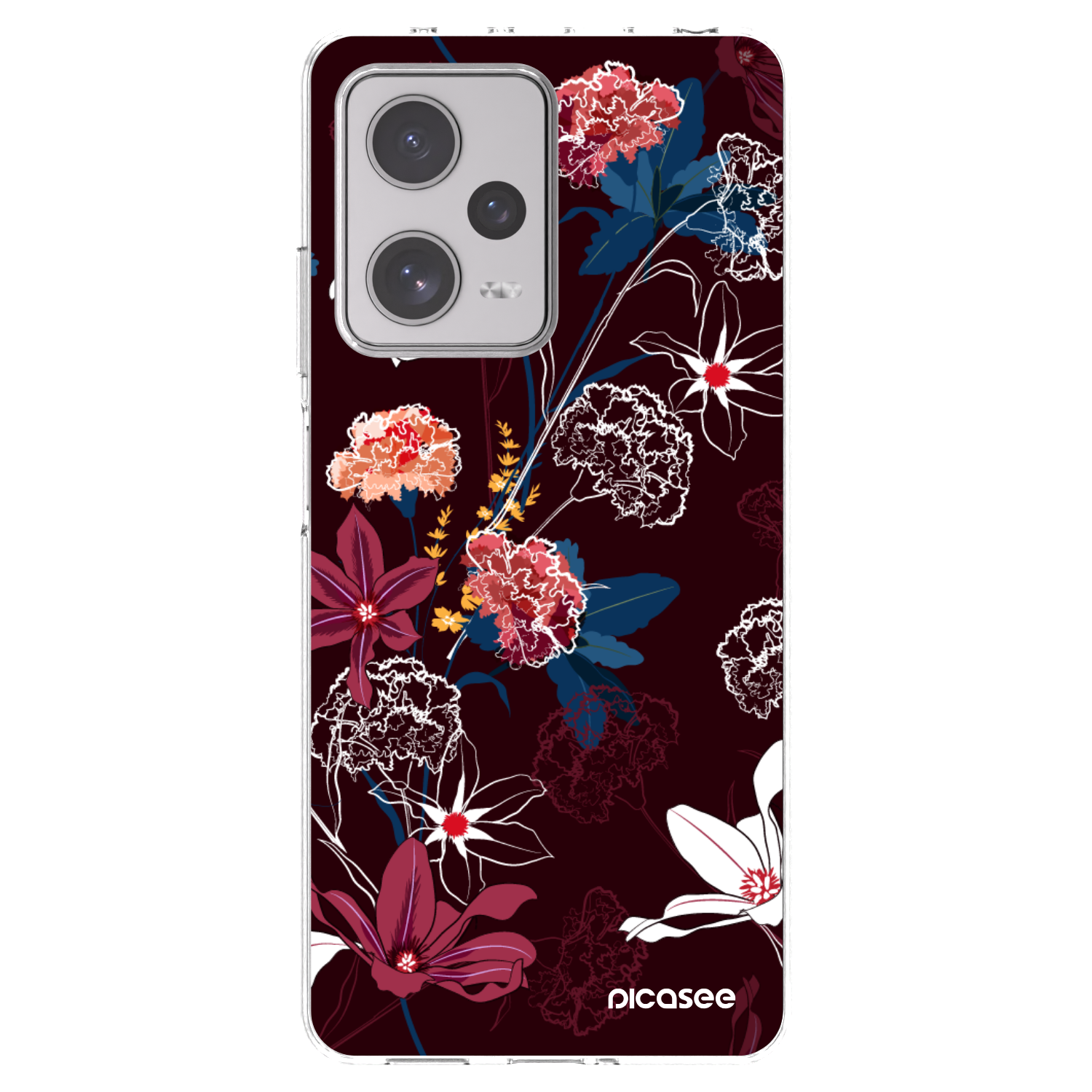 Picasee silikonski prozorni ovitek za Xiaomi Redmi Note 12 Pro+ 5G - Dark Meadow