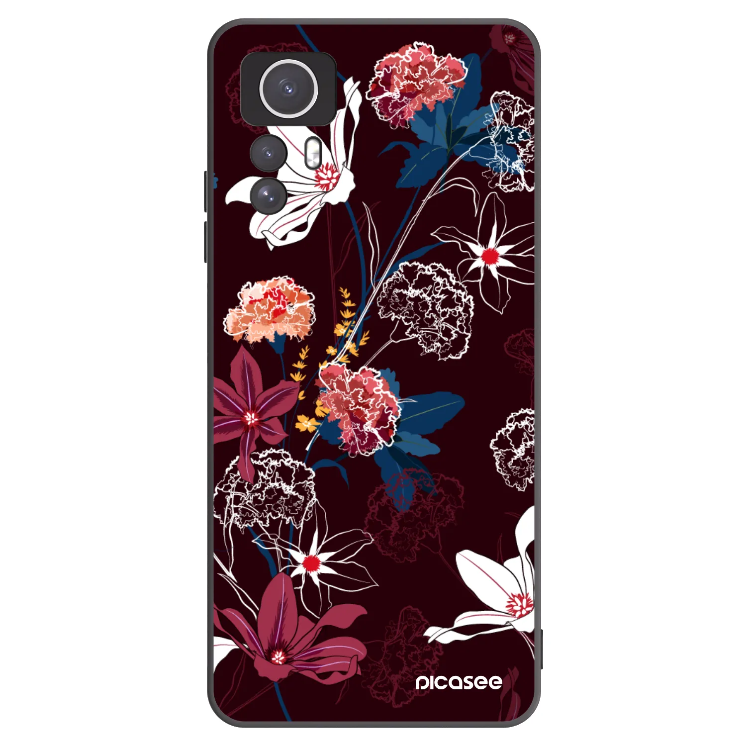 Picasee silikonski črni ovitek za Xiaomi Redmi Note 12S - Dark Meadow
