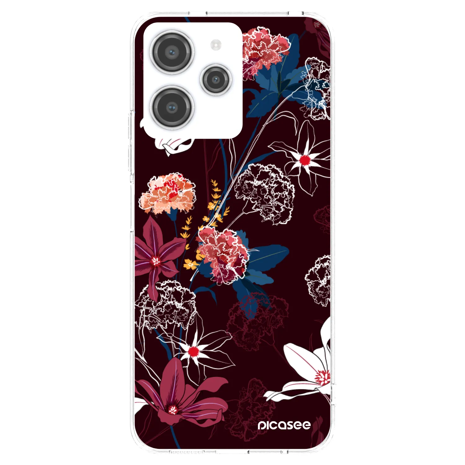 Picasee silikonski prozorni ovitek za Xiaomi Redmi 12 4G - Dark Meadow