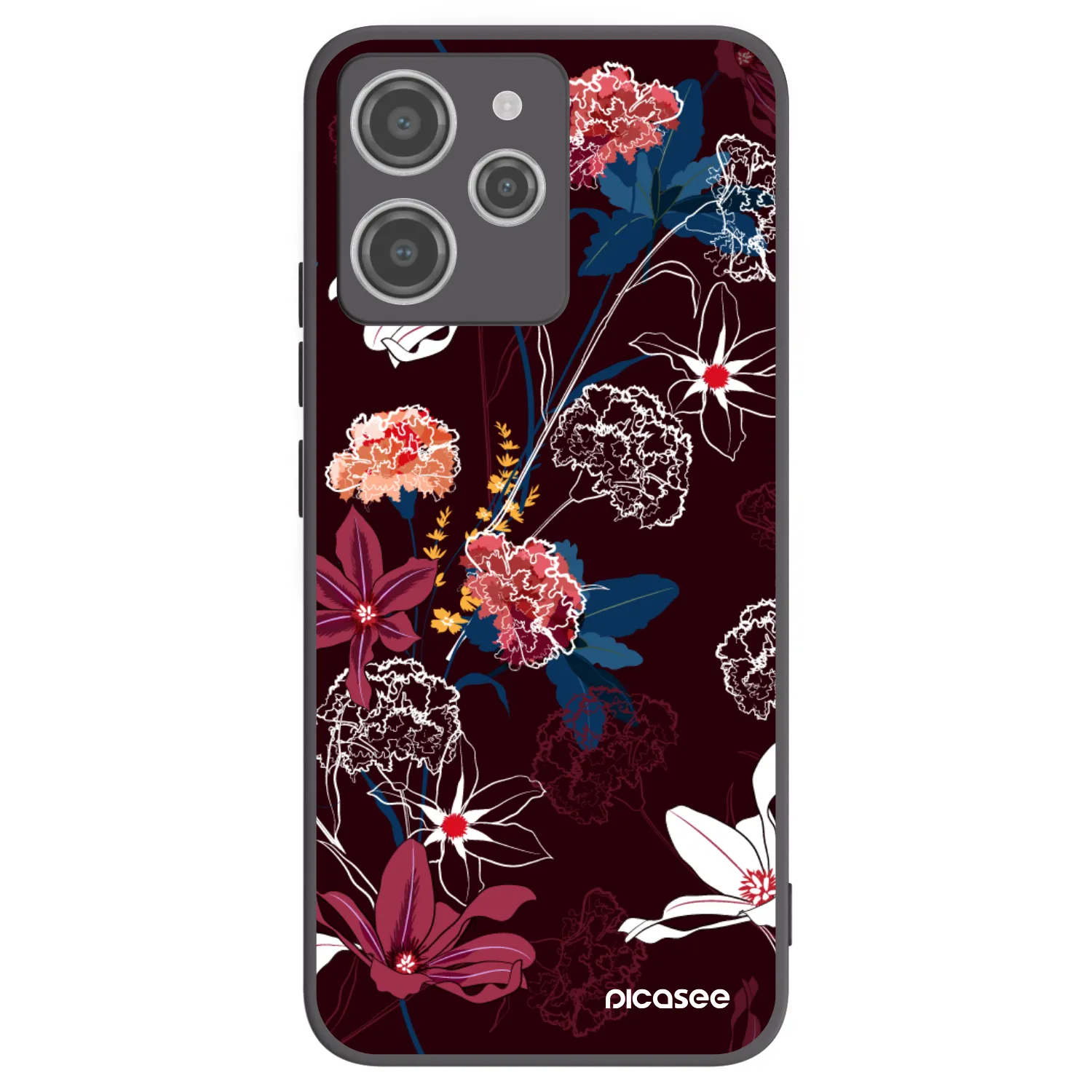Picasee silikonski črni ovitek za Xiaomi Redmi 12 4G - Dark Meadow