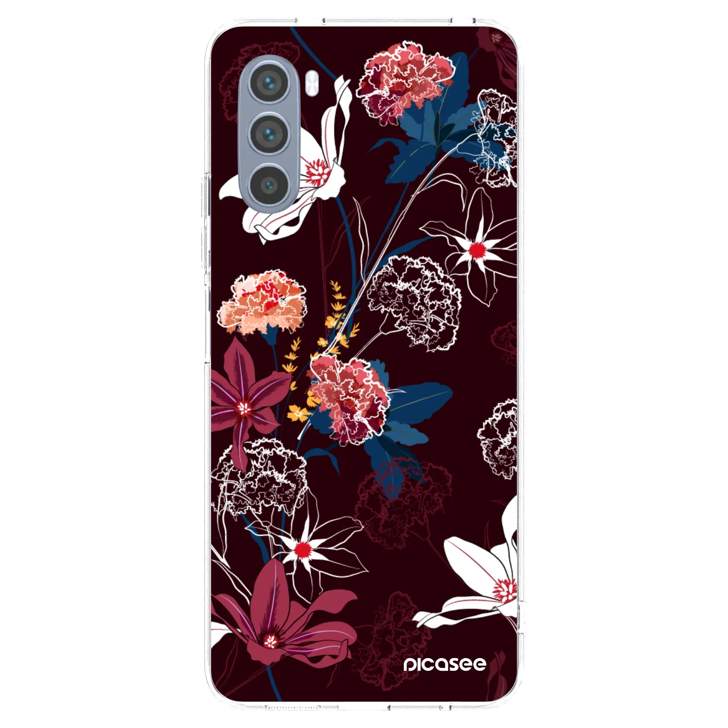 Picasee silikonski prozorni ovitek za Motorola Moto G62 - Dark Meadow