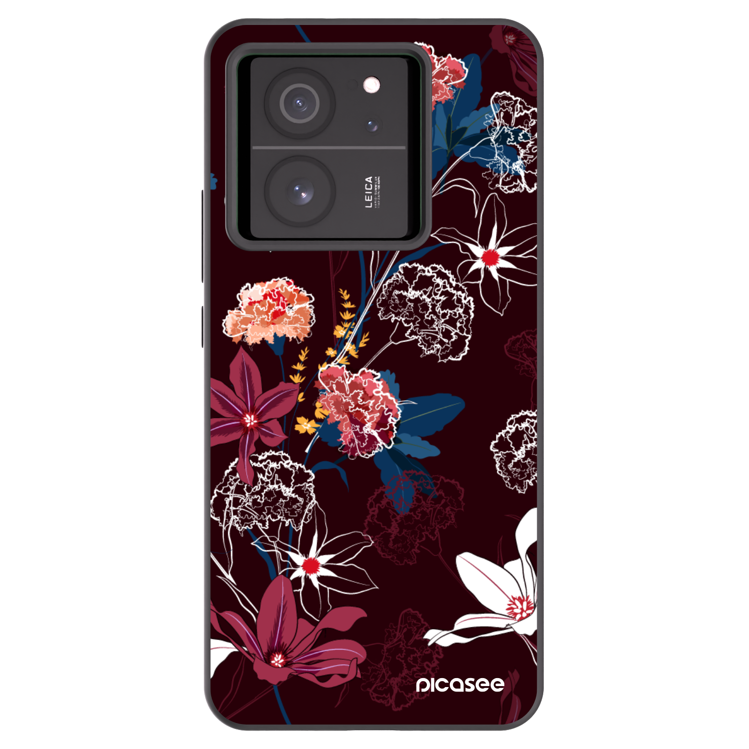 Picasee silikonski črni ovitek za Xiaomi 13T Pro - Dark Meadow