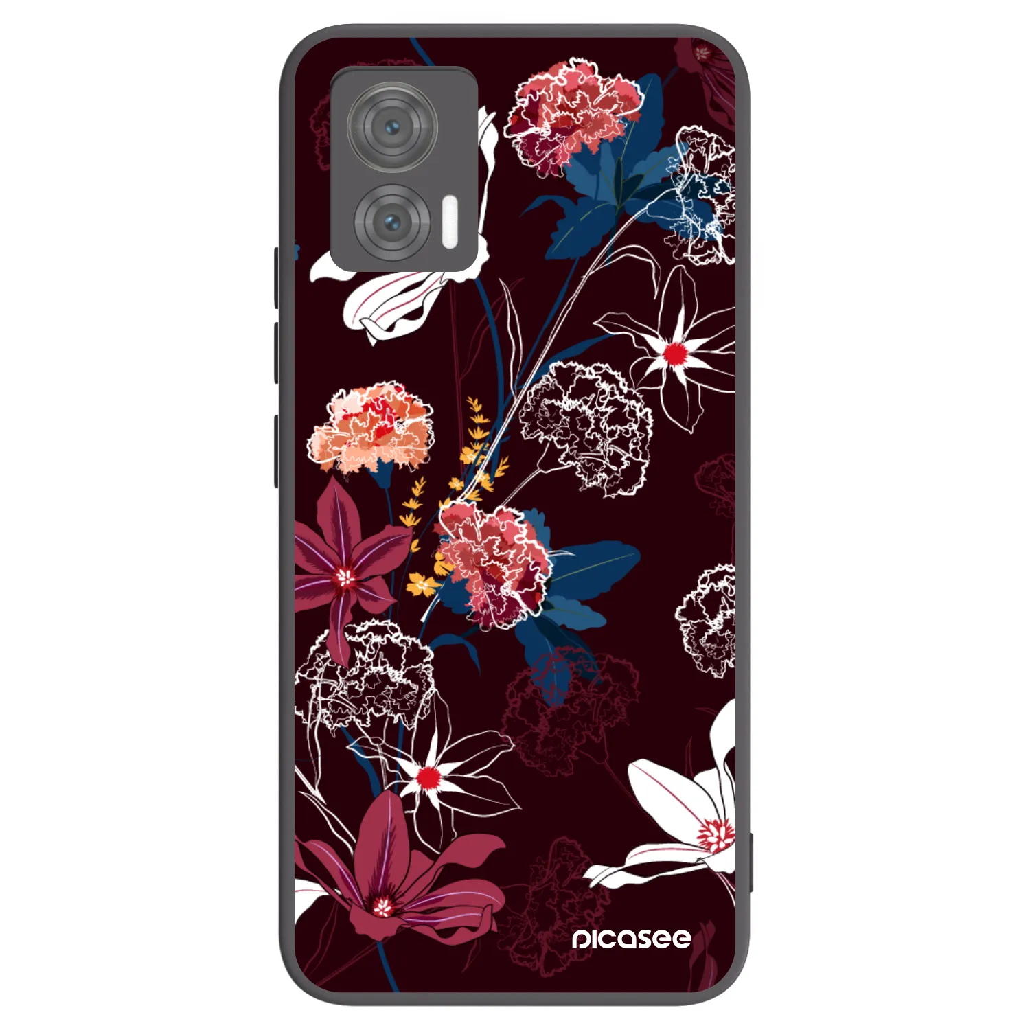 Picasee silikonski črni ovitek za Motorola Edge 30 Neo - Dark Meadow