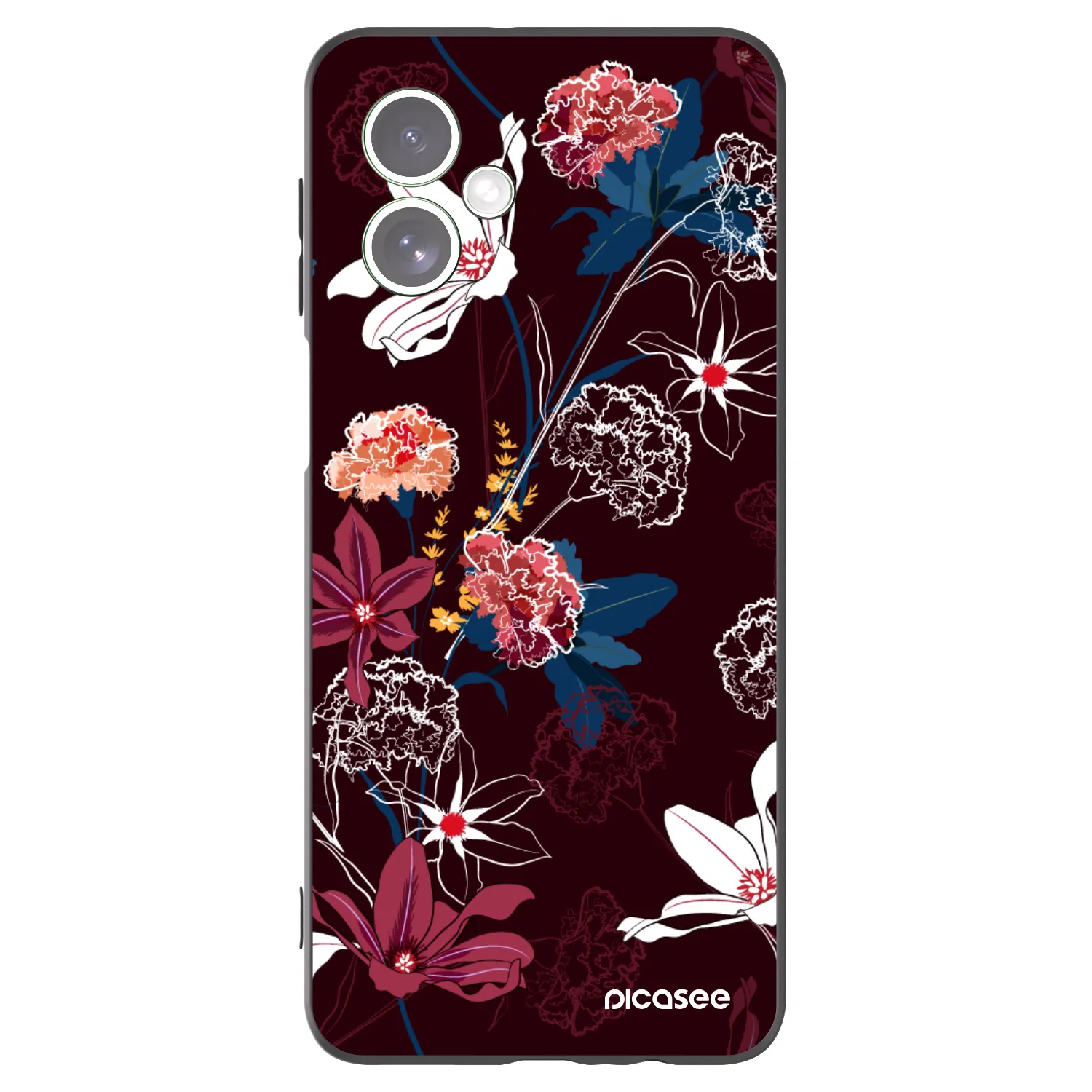 Picasee silikonski črni ovitek za Motorola Moto G54 5G - Dark Meadow