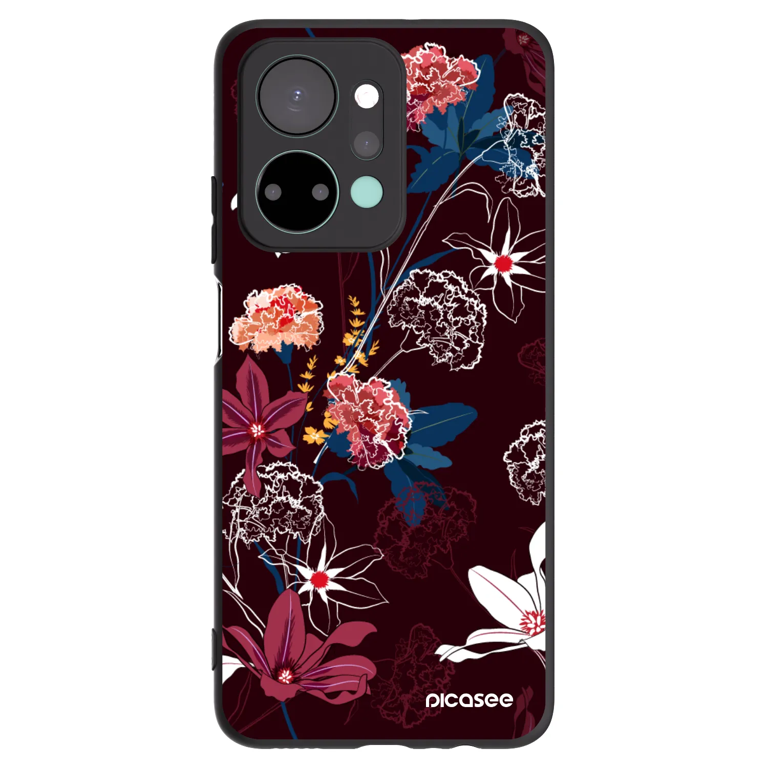 Picasee silikonski črni ovitek za Honor X7a - Dark Meadow