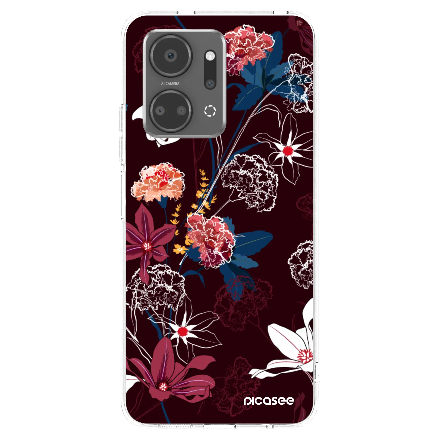 Picasee silikonski prozorni ovitek za Honor X7a - Dark Meadow