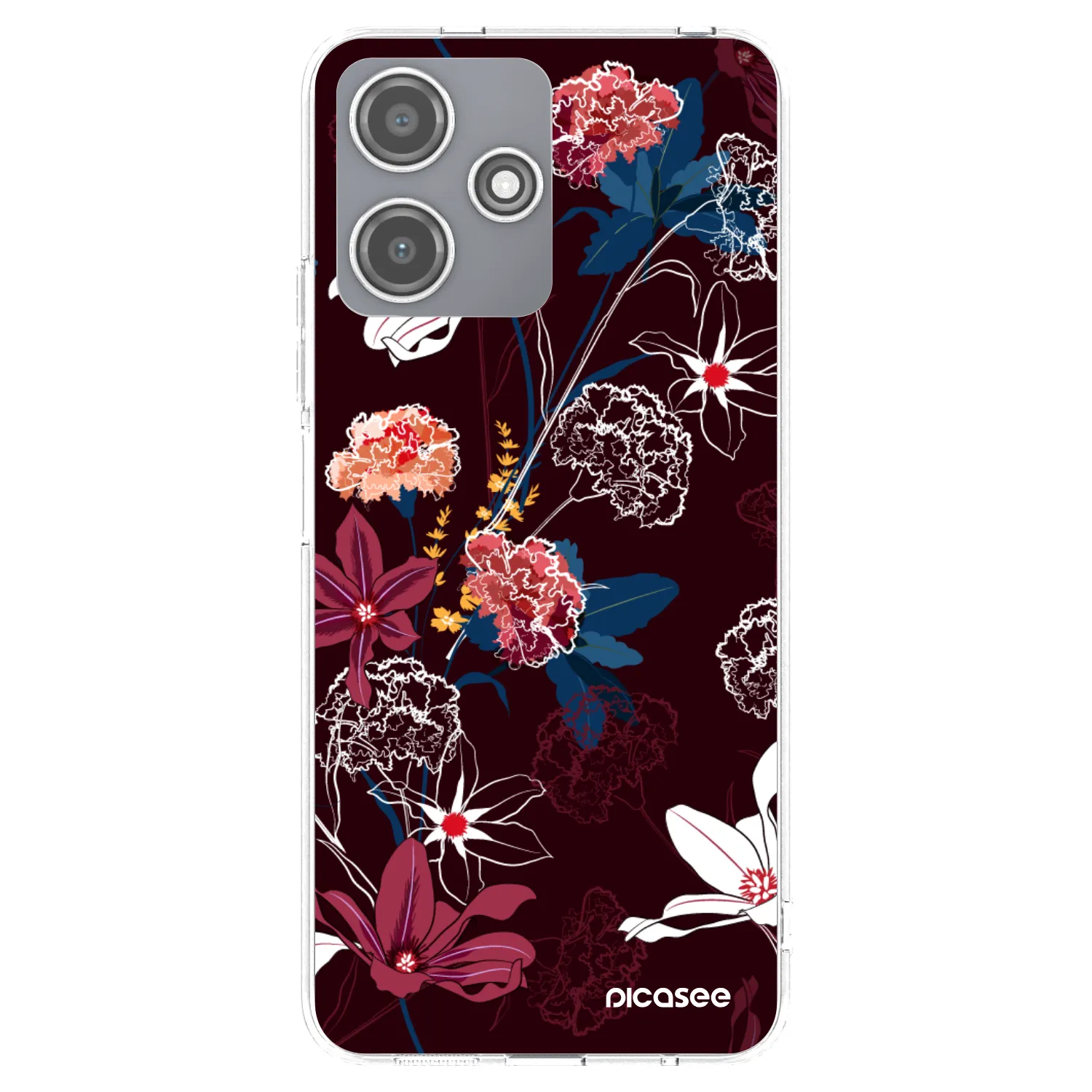 Picasee silikonski prozorni ovitek za Xiaomi Redmi 12 5G - Dark Meadow