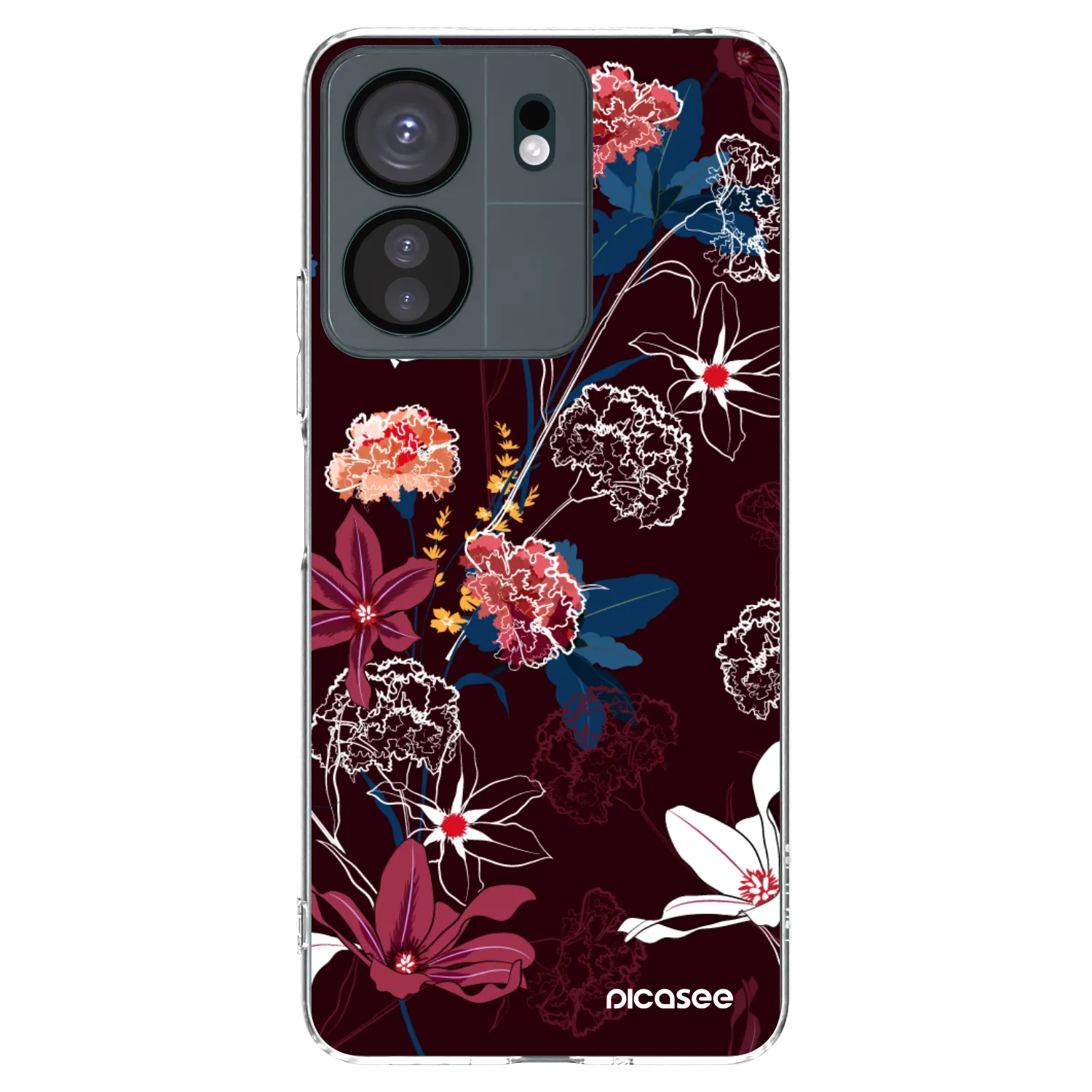 Picasee silikonski prozorni ovitek za Xiaomi Redmi 13C 4G - Dark Meadow