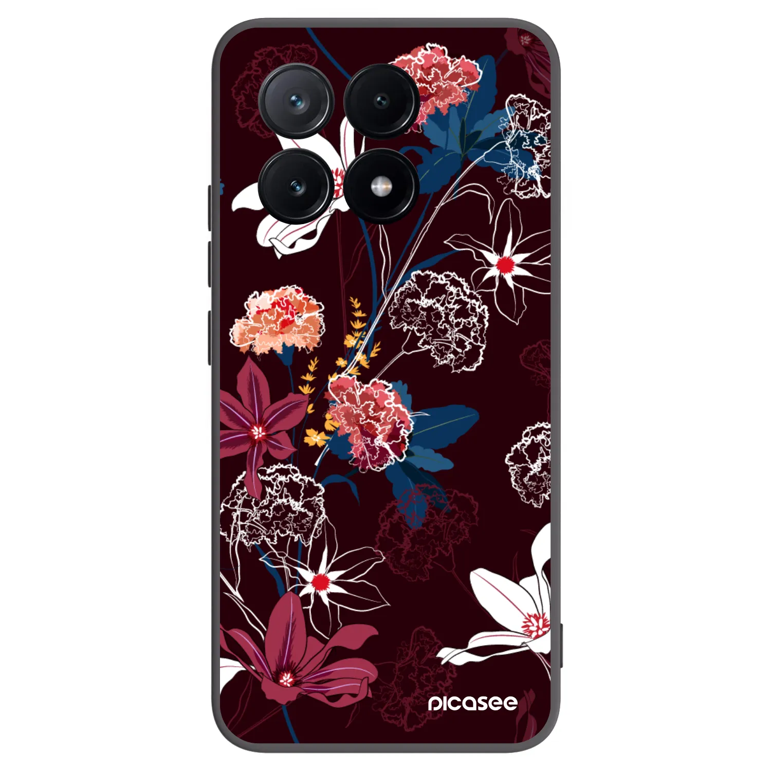 Picasee silikonski črni ovitek za Xiaomi Poco X6 Pro - Dark Meadow