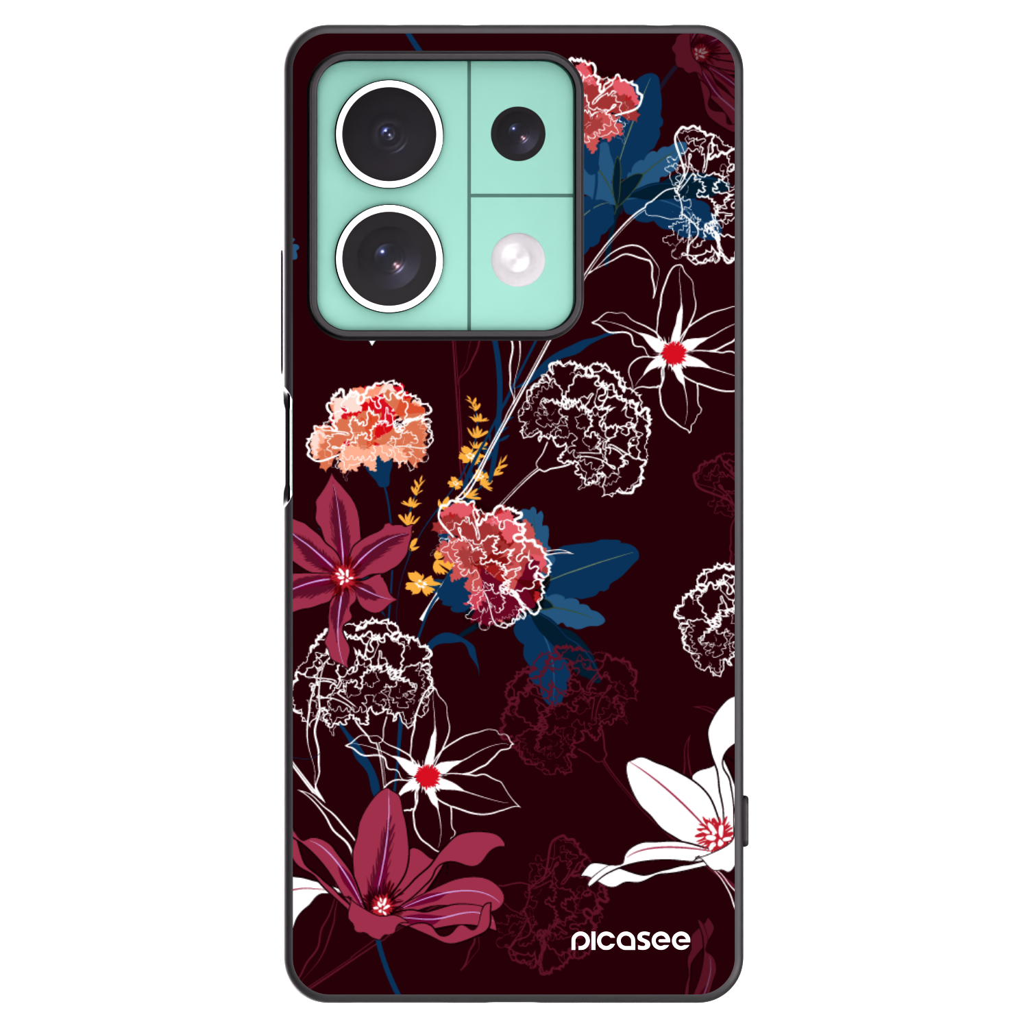 Picasee silikonski črni ovitek za Xiaomi Redmi Note 13 5G - Dark Meadow
