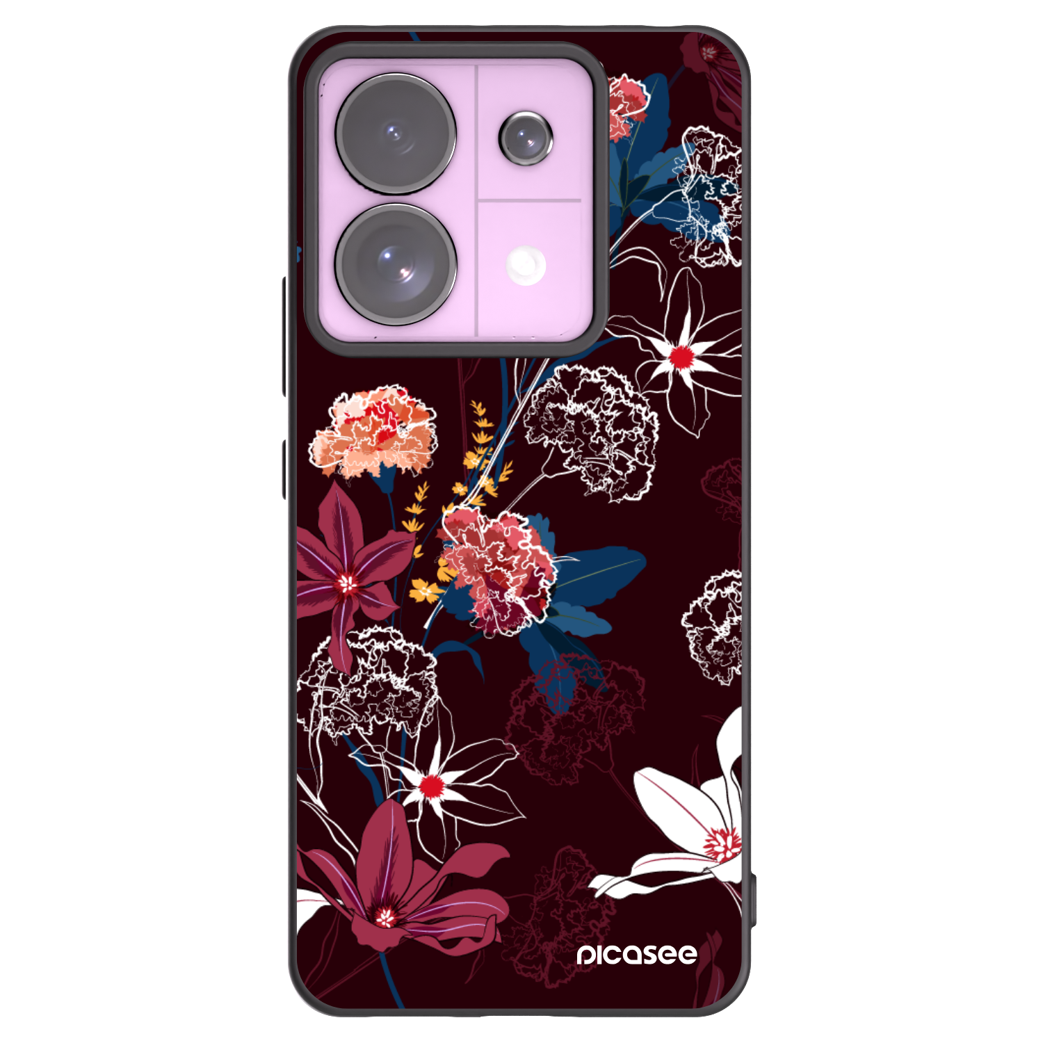 Picasee silikonski črni ovitek za Xiaomi Redmi Note 13 Pro 5G - Dark Meadow