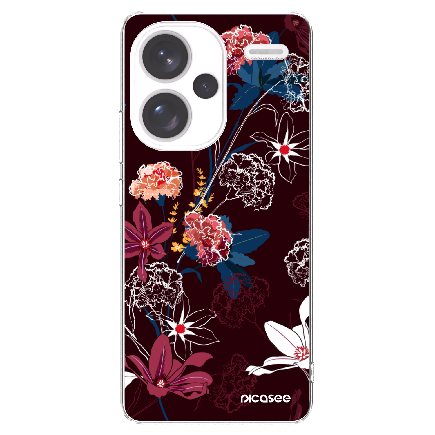 Picasee silikonski prozorni ovitek za Xiaomi Redmi Note 13 Pro+ 5G - Dark Meadow