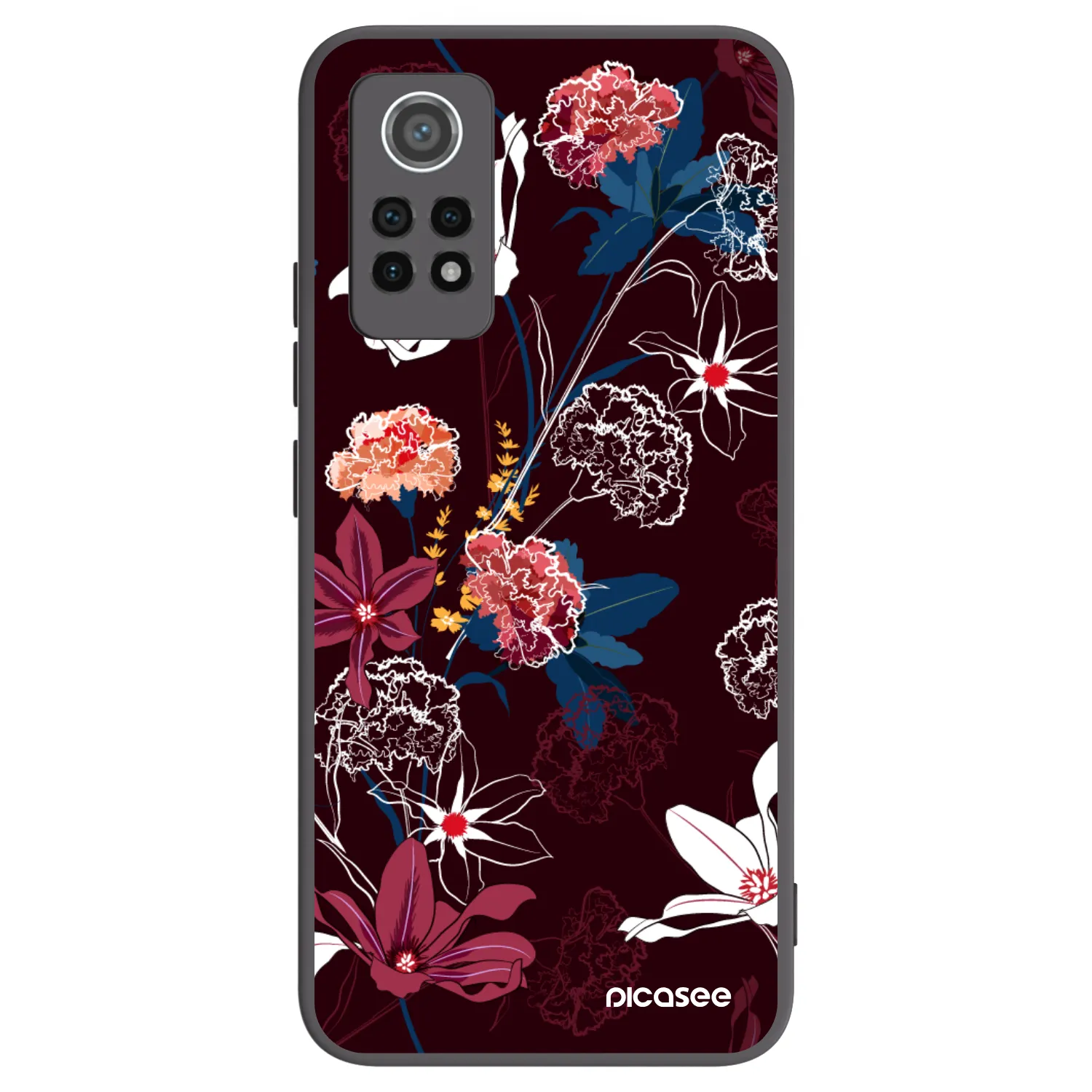 Picasee silikonski črni ovitek za Xiaomi Redmi Note 12 Pro 4G - Dark Meadow