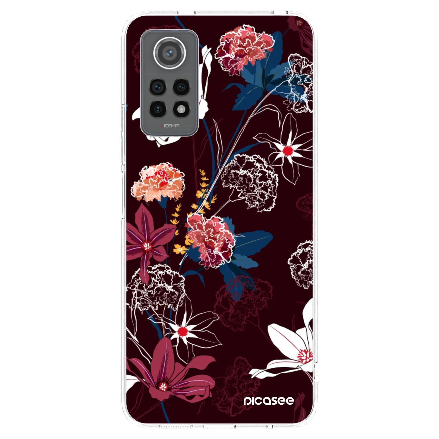Picasee silikonski prozorni ovitek za Xiaomi Redmi Note 12 Pro 4G - Dark Meadow