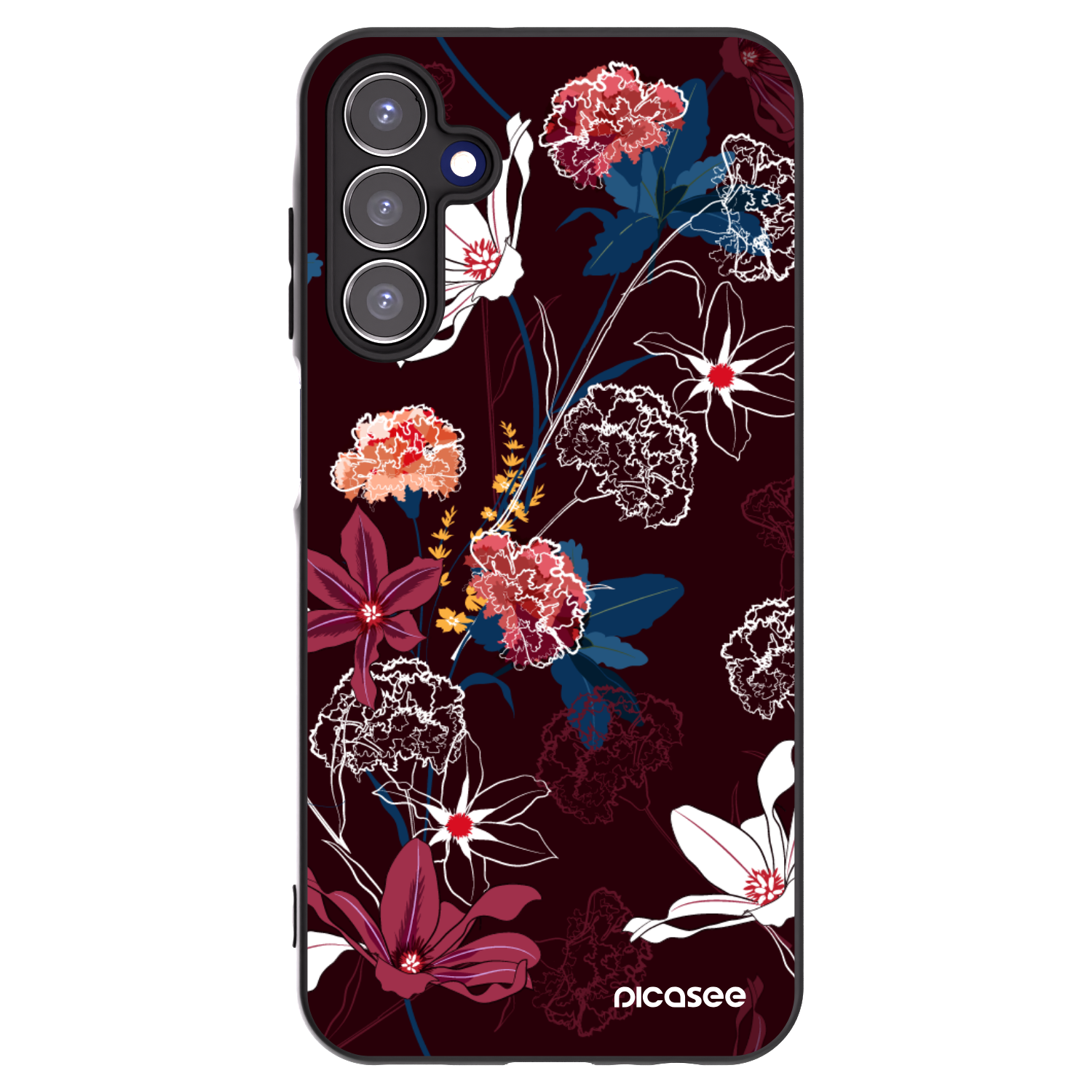 Picasee silikonski črni ovitek za Samsung Galaxy A15 A156B 5G - Dark Meadow