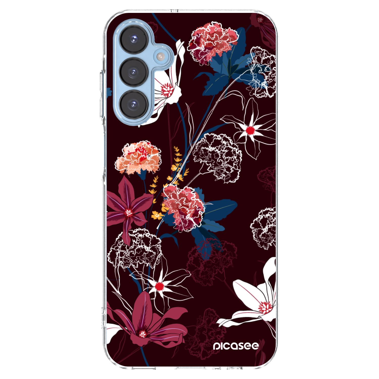 Picasee silikonski prozorni ovitek za Samsung Galaxy A15 A156B 5G - Dark Meadow