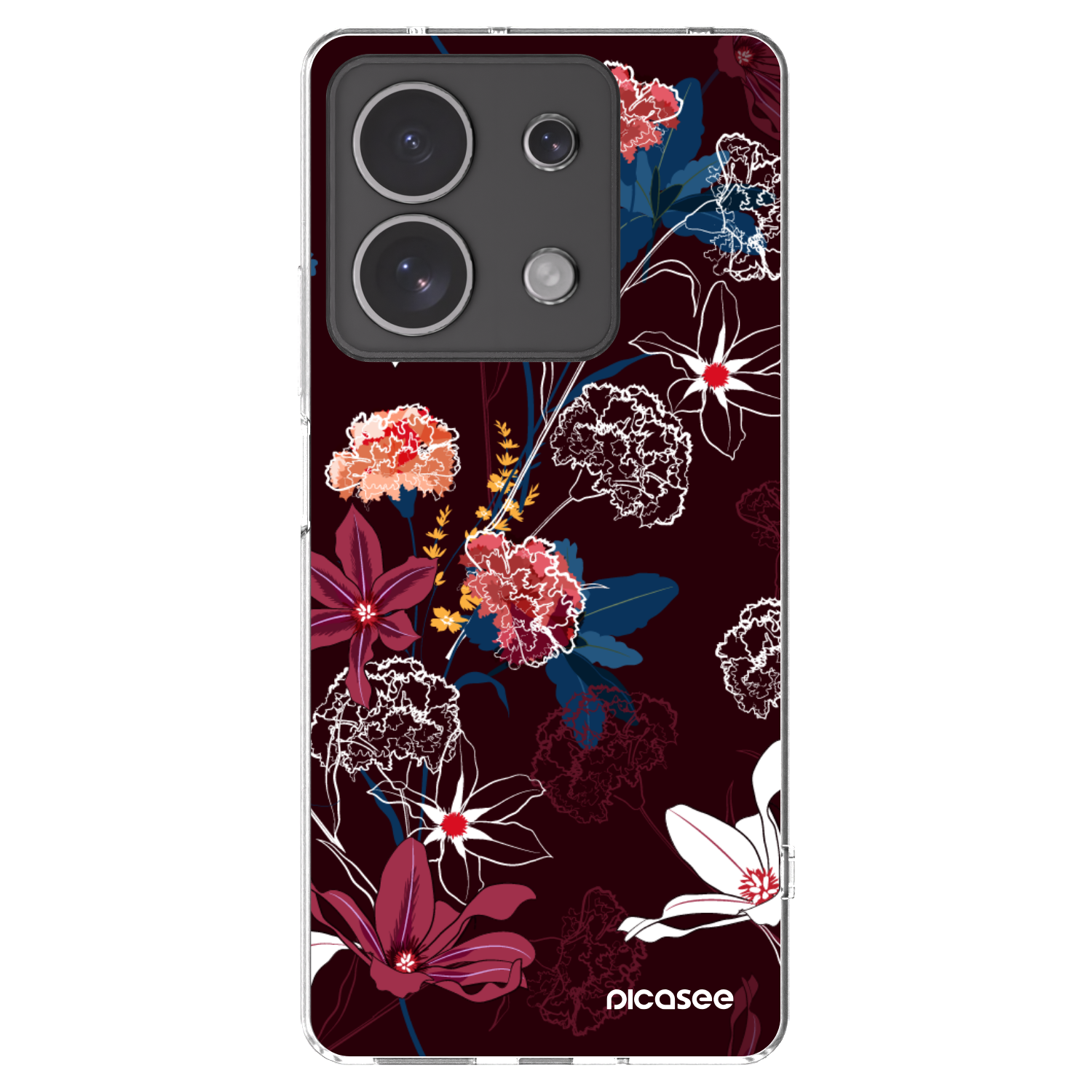 Picasee silikonski prozorni ovitek za Xiaomi Redmi Note 13 4G - Dark Meadow