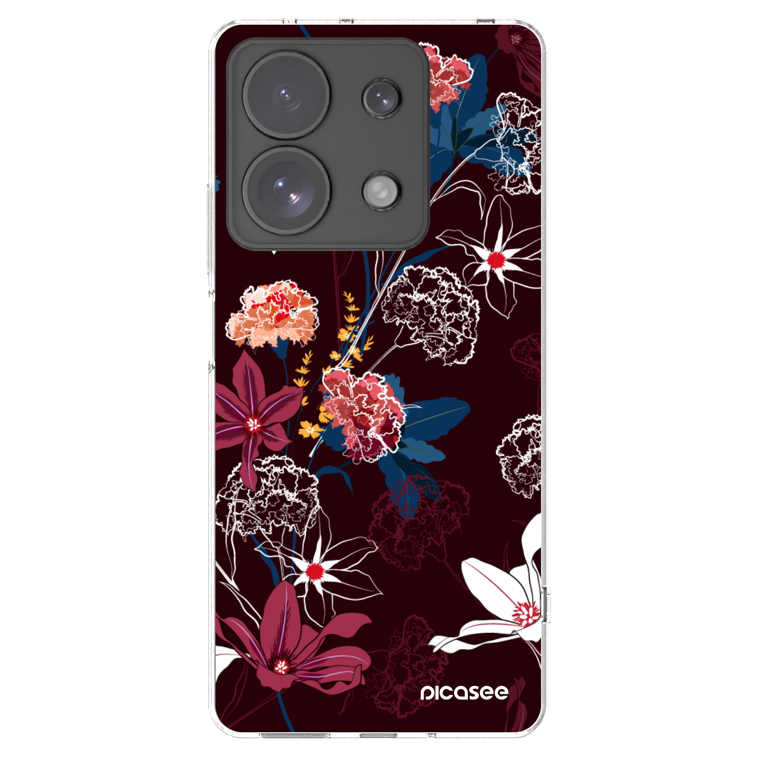 Picasee silikonski prozorni ovitek za Xiaomi Redmi Note 13 Pro 4G - Dark Meadow