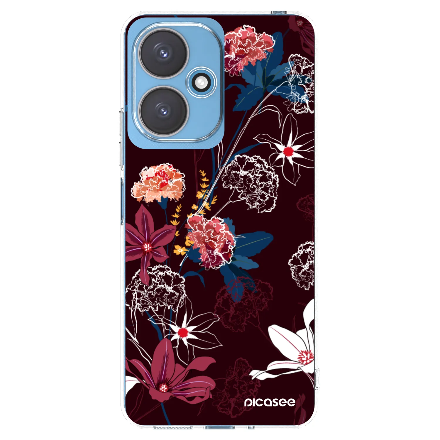 Picasee silikonski prozorni ovitek za Xiaomi Redmi 13C 5G - Dark Meadow
