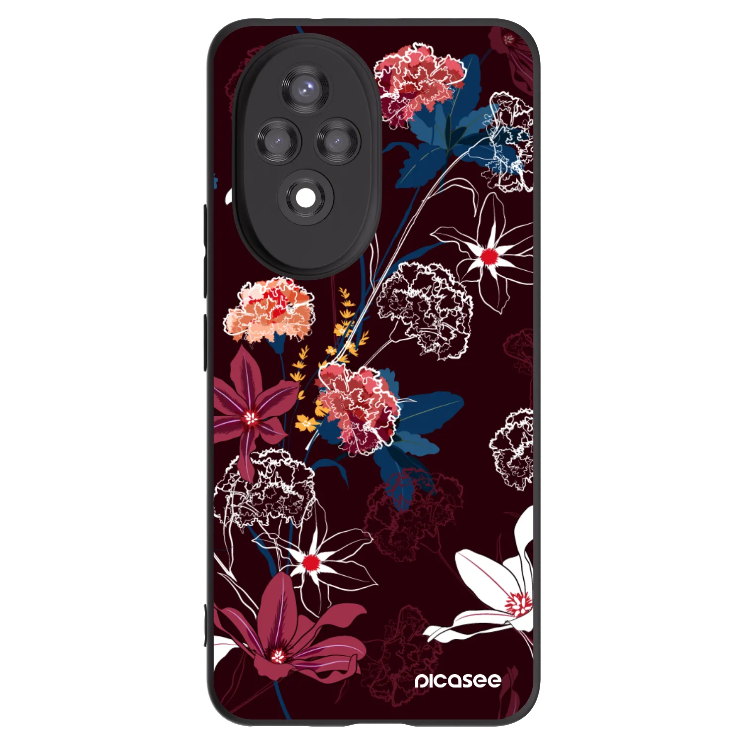 Picasee silikonski črni ovitek za Honor 200 Pro 5G - Dark Meadow