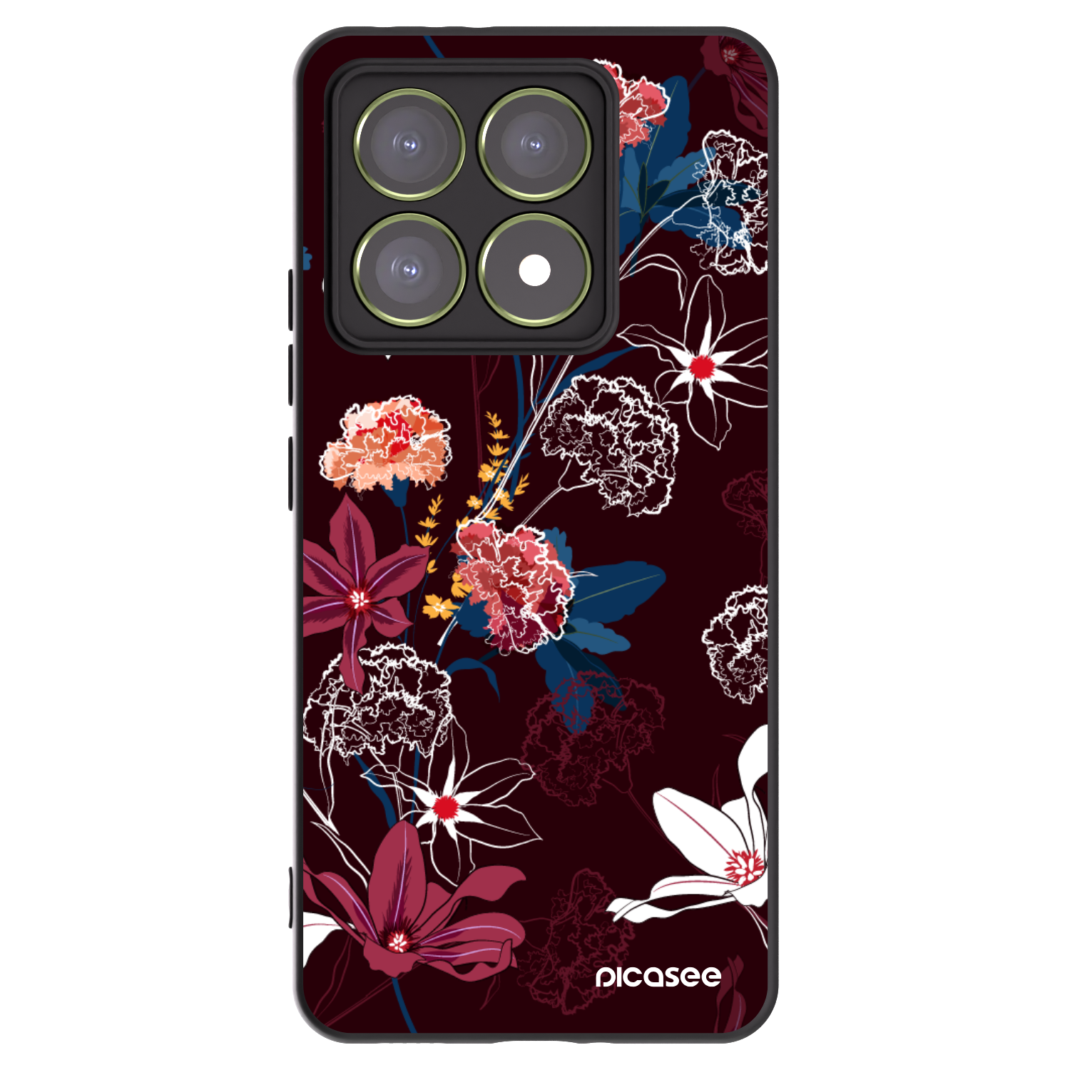 Picasee silikonski črni ovitek za Xiaomi 14T - Dark Meadow