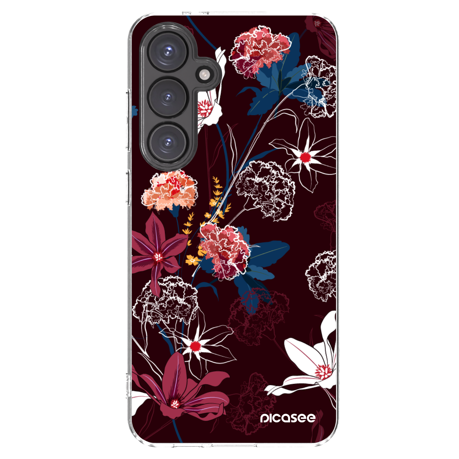 Picasee silikonski prozorni ovitek za Samsung Galaxy S24 FE S721B - Dark Meadow