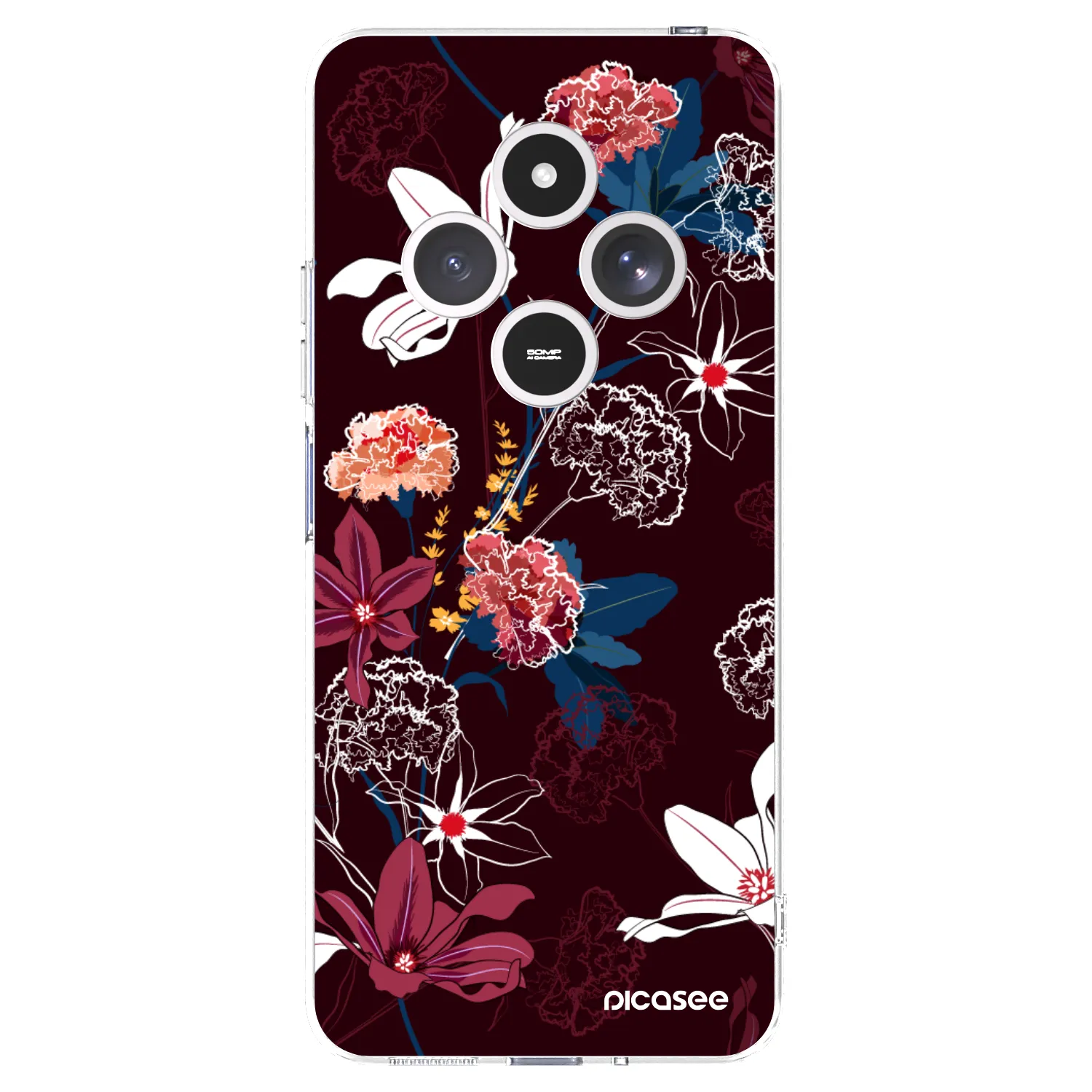 Picasee silikonski prozorni ovitek za Xiaomi Redmi 14C - Dark Meadow