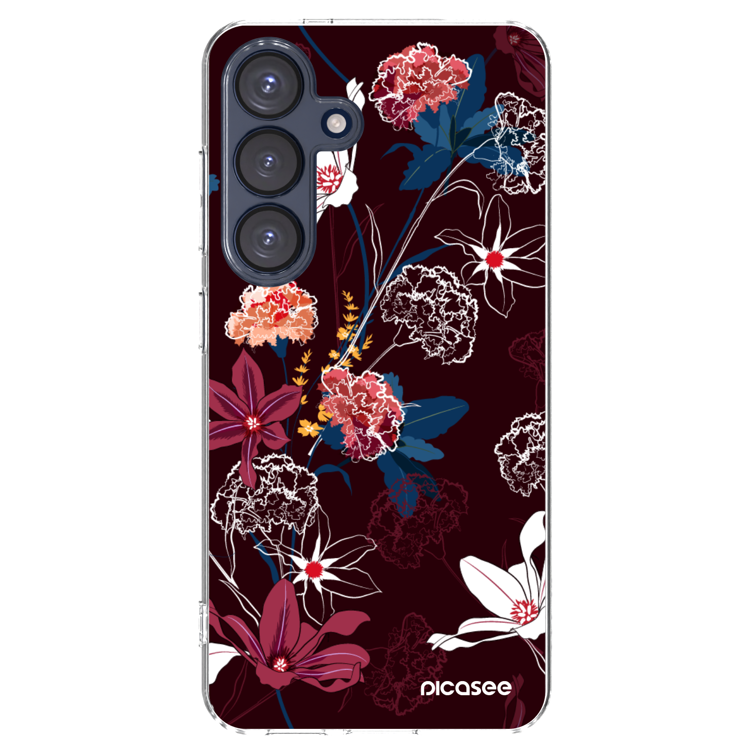 Picasee silikonski prozorni ovitek za Samsung Galaxy S25 5G - Dark Meadow