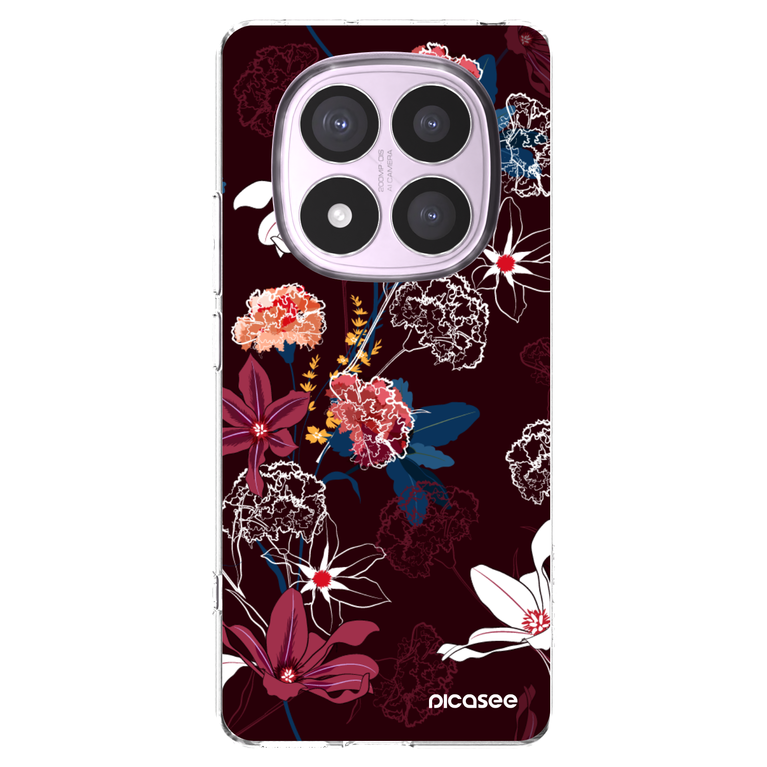 Picasee silikonski prozorni ovitek za Xiaomi Redmi Note 14 Pro 4G - Dark Meadow