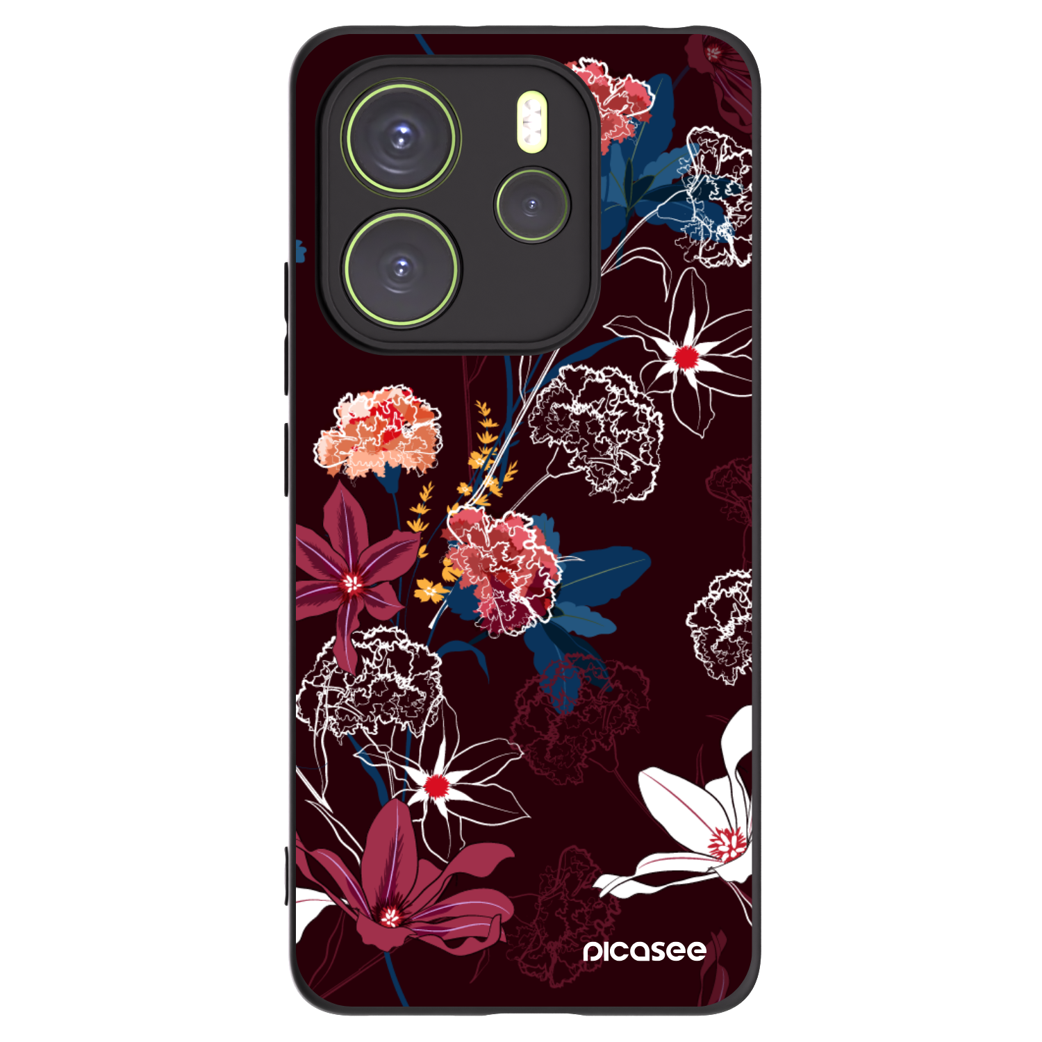 Picasee silikonski črni ovitek za Xiaomi Redmi Note 14 4G - Dark Meadow