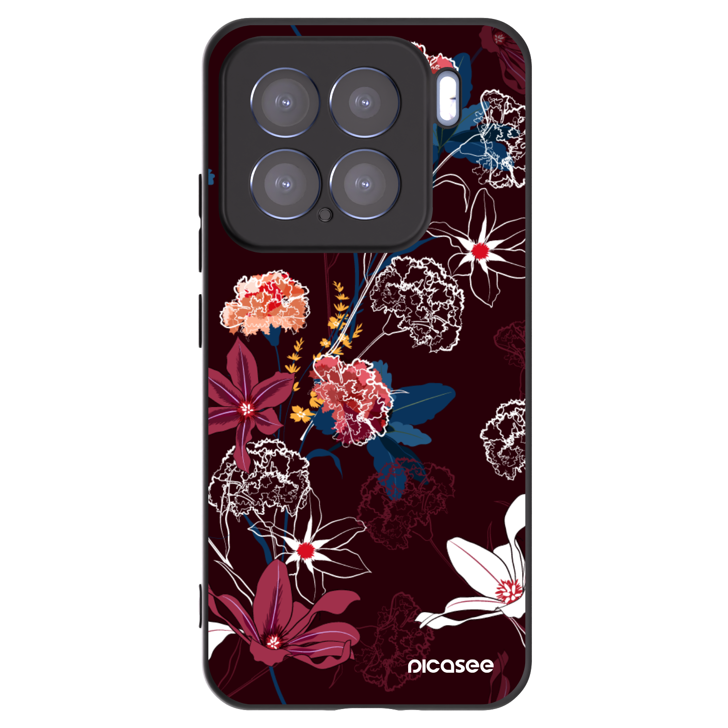 Picasee silikonski črni ovitek za Xiaomi 15 - Dark Meadow