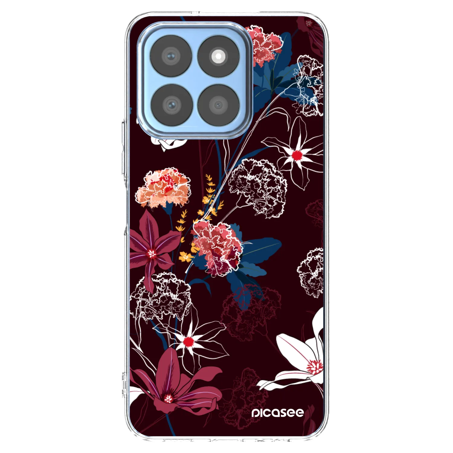 Picasee silikonski prozorni ovitek za Honor X8c - Dark Meadow