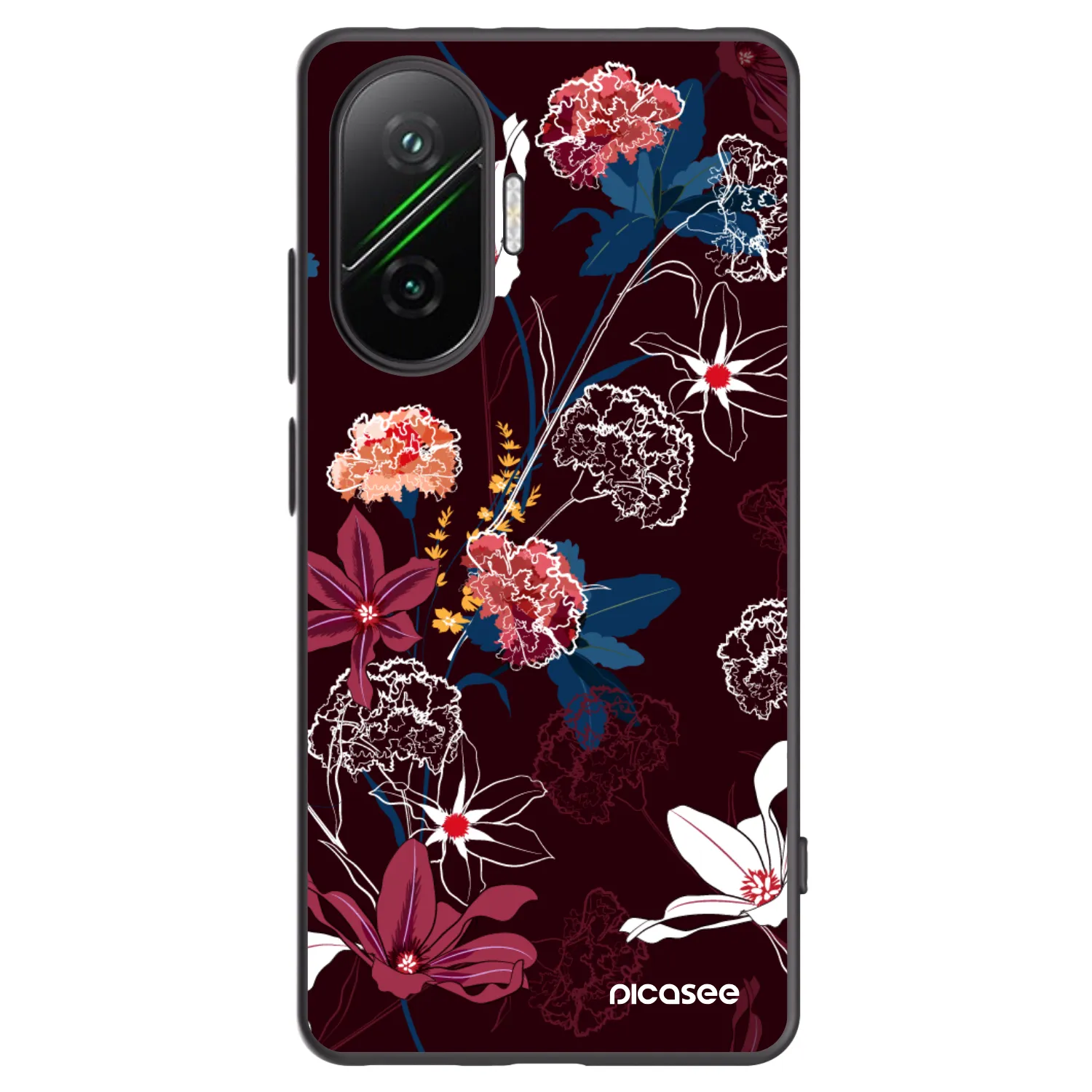 Picasee silikonski črni ovitek za Xiaomi Poco F7 Pro 5G - Dark Meadow