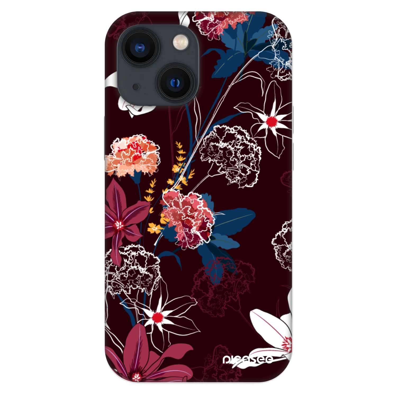 Picasee Fashion Case za Apple iPhone 13 mini - Dark Meadow