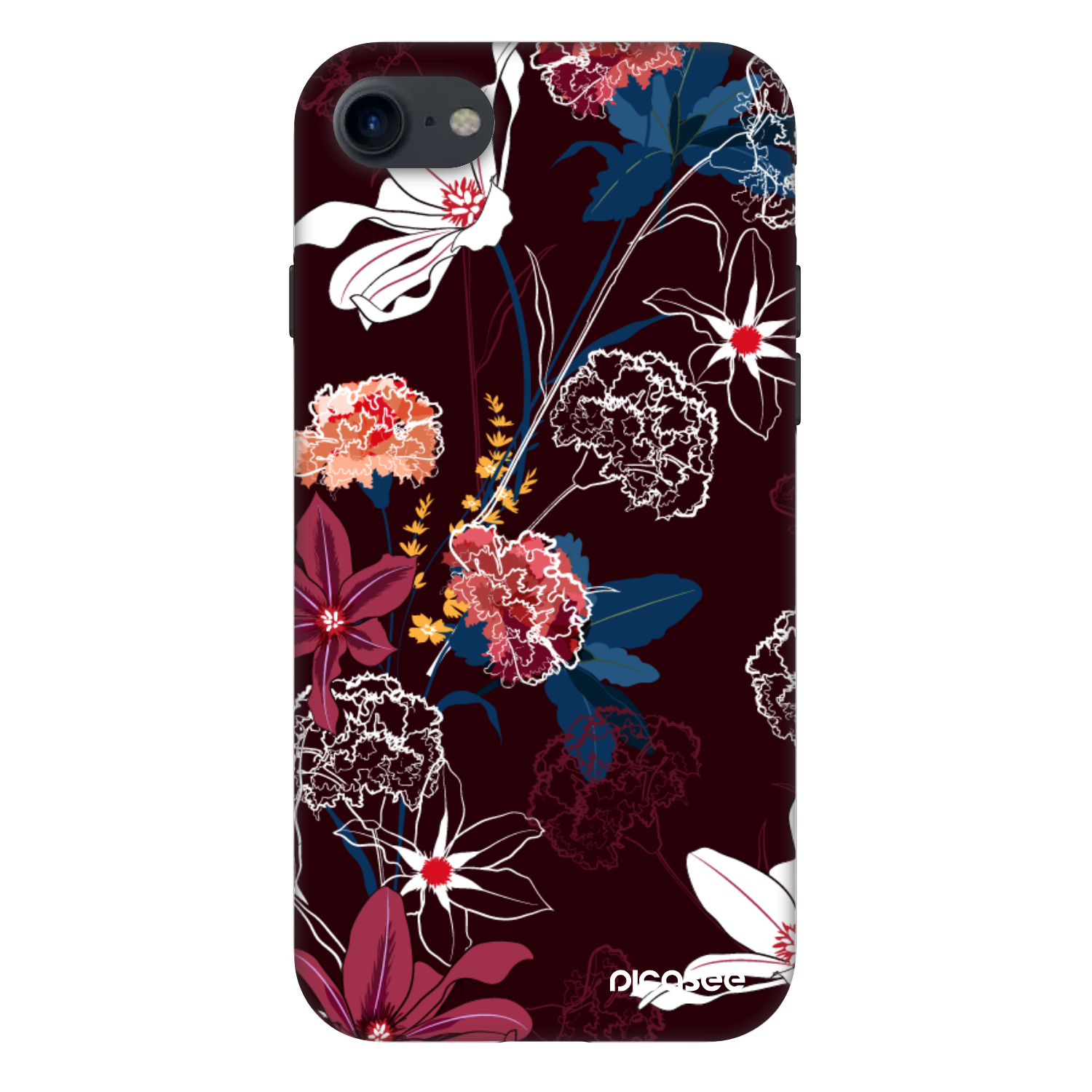 Picasee Fashion Case za Apple iPhone 7 - Dark Meadow