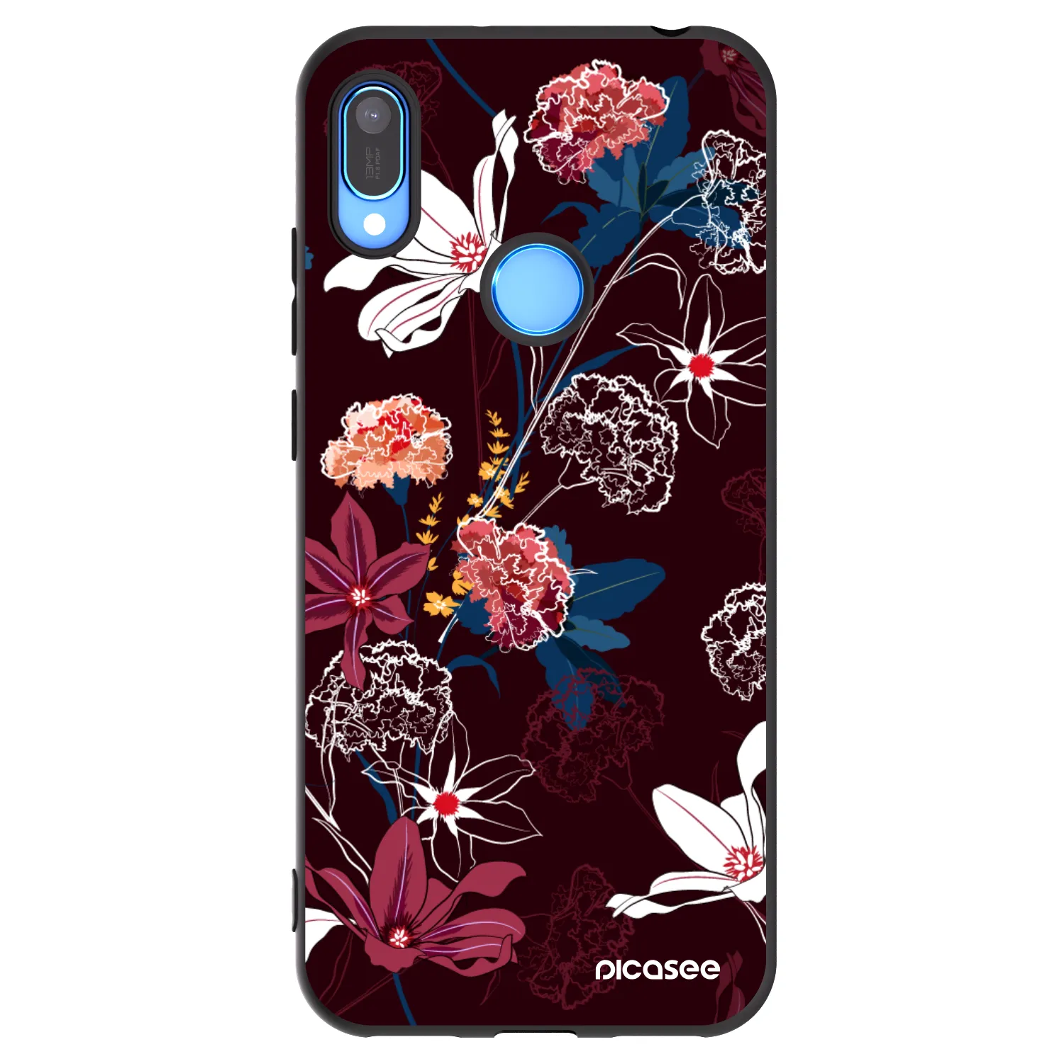 Picasee silikonski črni ovitek za Huawei Y6 2019 - Dark Meadow