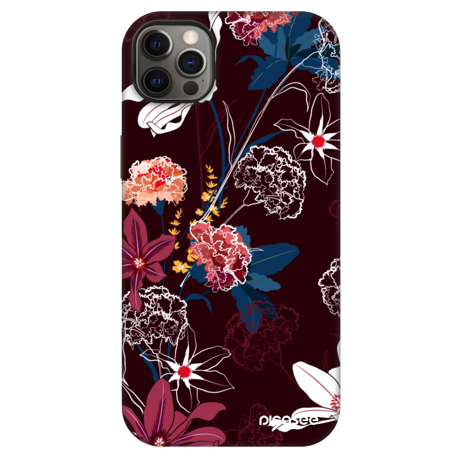 Picasee Fashion Case MagSafe za Apple iPhone 12 Pro Max - Dark Meadow